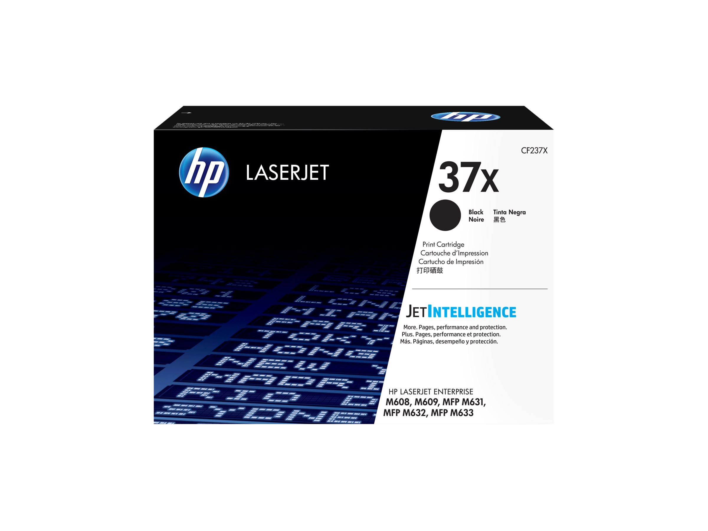 HP 37X - Hohe Ergiebigkeit - Schwarz - original - LaserJet - Tonerpatrone (CF237X)