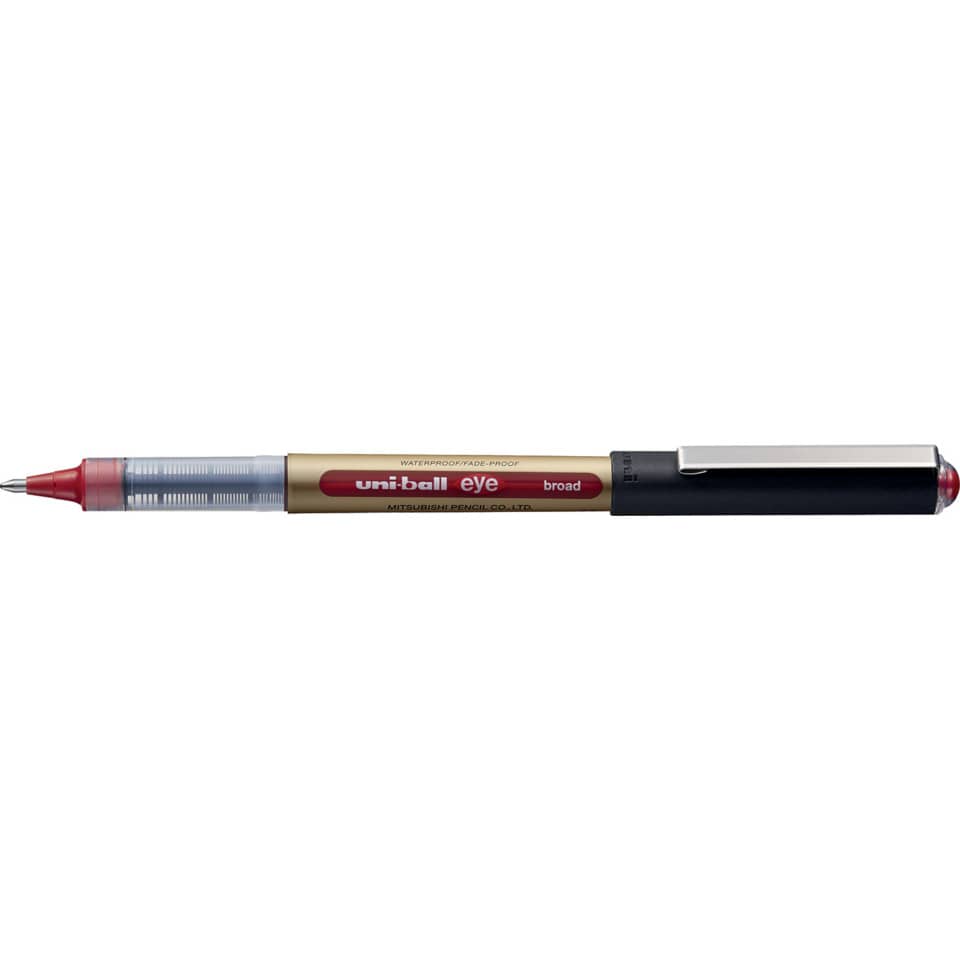 Tintenroller UB-150 Eye broad - 0,65 mm, rot