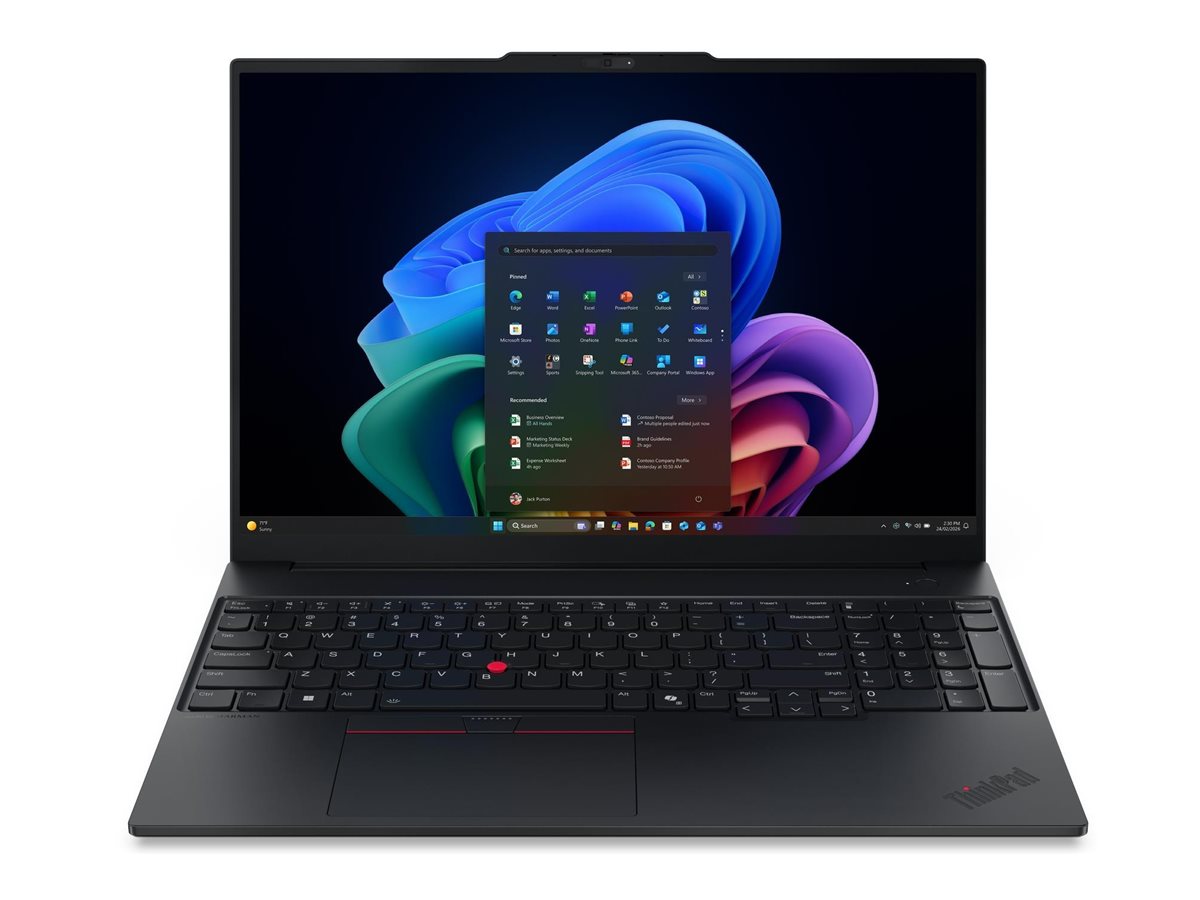 Lenovo ThinkPad E16 Gen 4 21YC - Intel Core Ultra 7 325 / 2.1 GHz - Win 11 Pro - Intel Graphics - 16 GB RAM - 512 GB SSD NVMe, TCG Opal Encryption 2 - 40.6 cm (16")