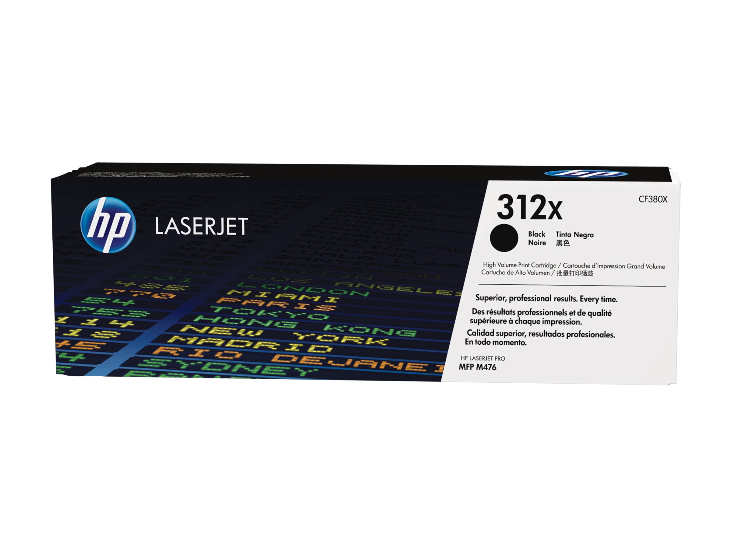 HP 312X - Hohe Ergiebigkeit - Schwarz - original - LaserJet - Tonerpatrone (CF380X)