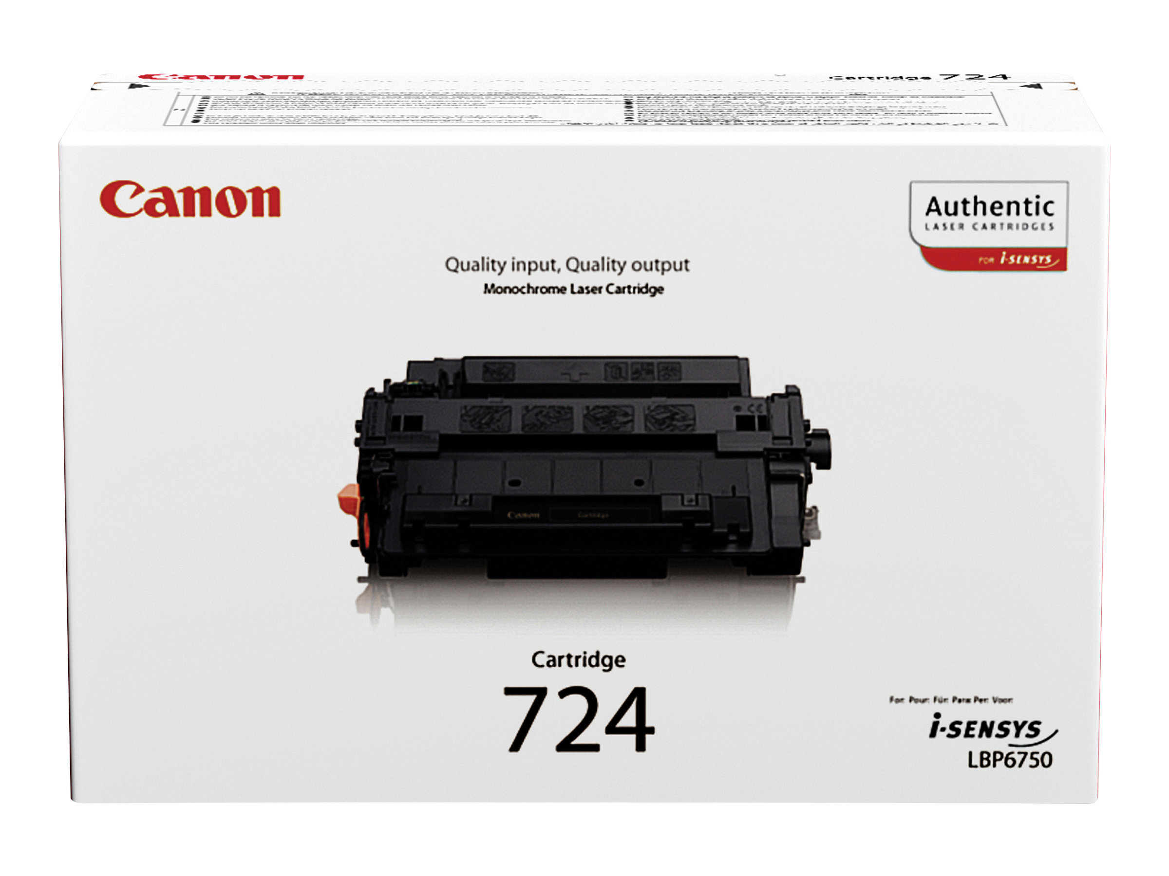 Canon CRG-724 - Schwarz - original - Tonerpatrone