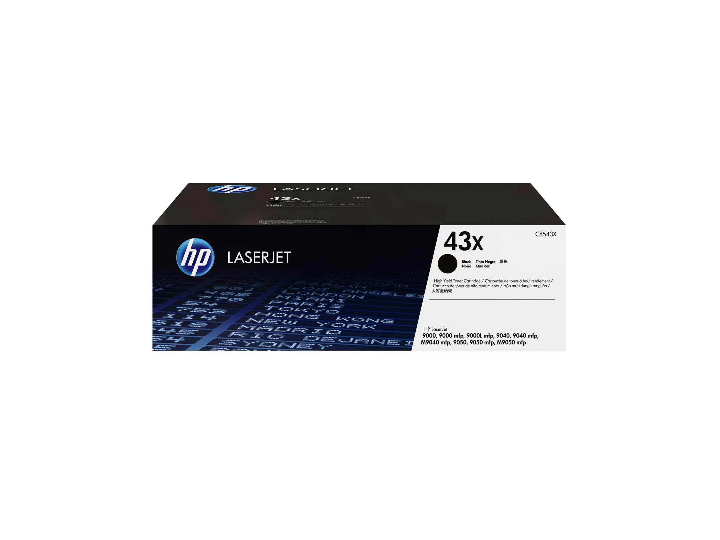 HP 43X - Hohe Ergiebigkeit - Schwarz - original - LaserJet - Tonerpatrone (C8543X)