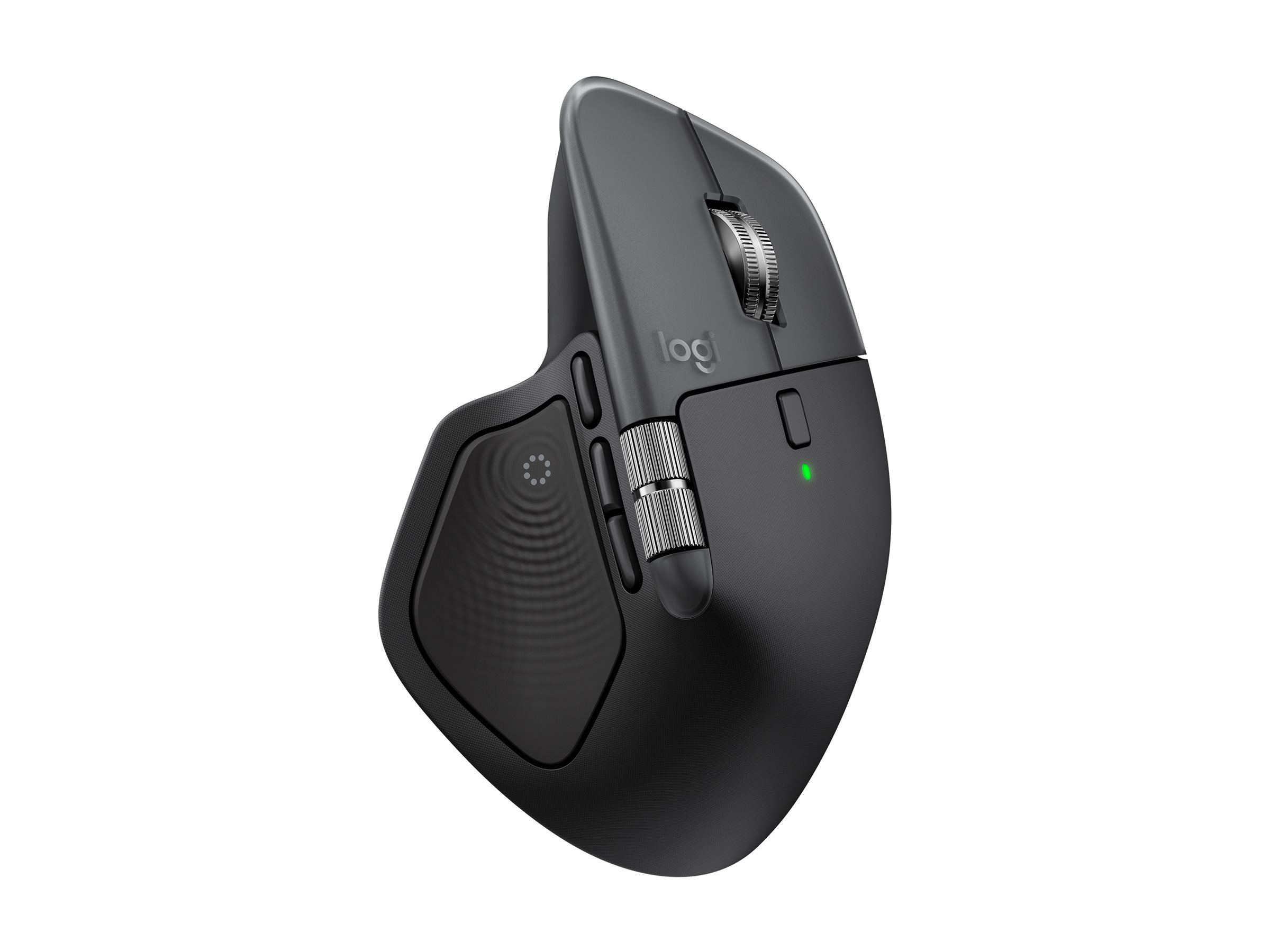 Logitech MX Master 4 for Mac - Maus - 8 Tasten - kabellos - Bluetooth, 2.4 GHz - kabelloser Empfänger (USB)