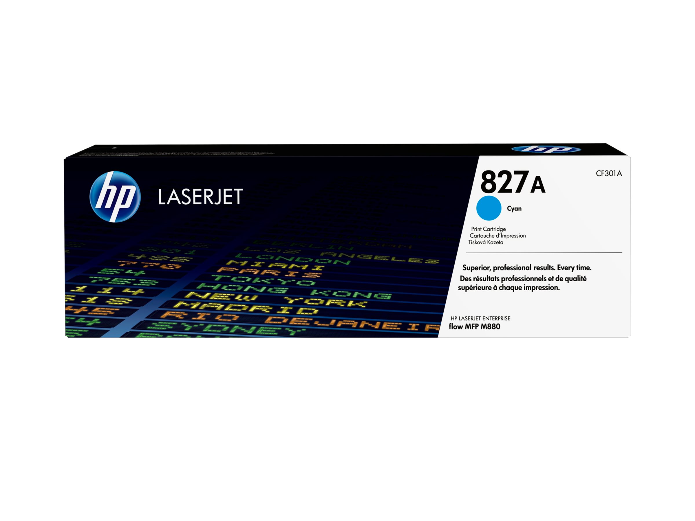 HP 827A - Cyan - original - LaserJet - Tonerpatrone (CF301A)