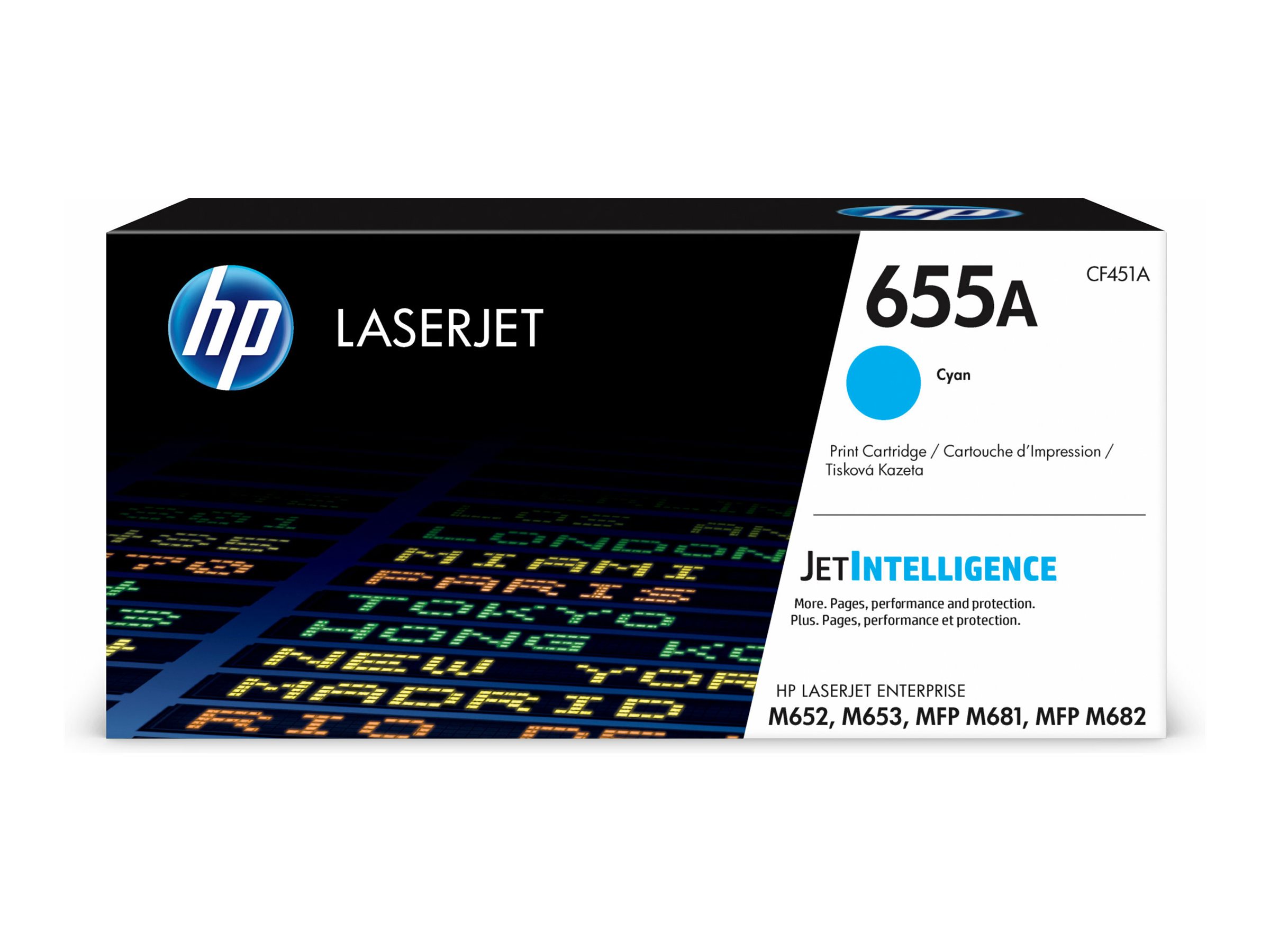 HP 655A - Cyan - original - LaserJet - Tonerpatrone (CF451A)