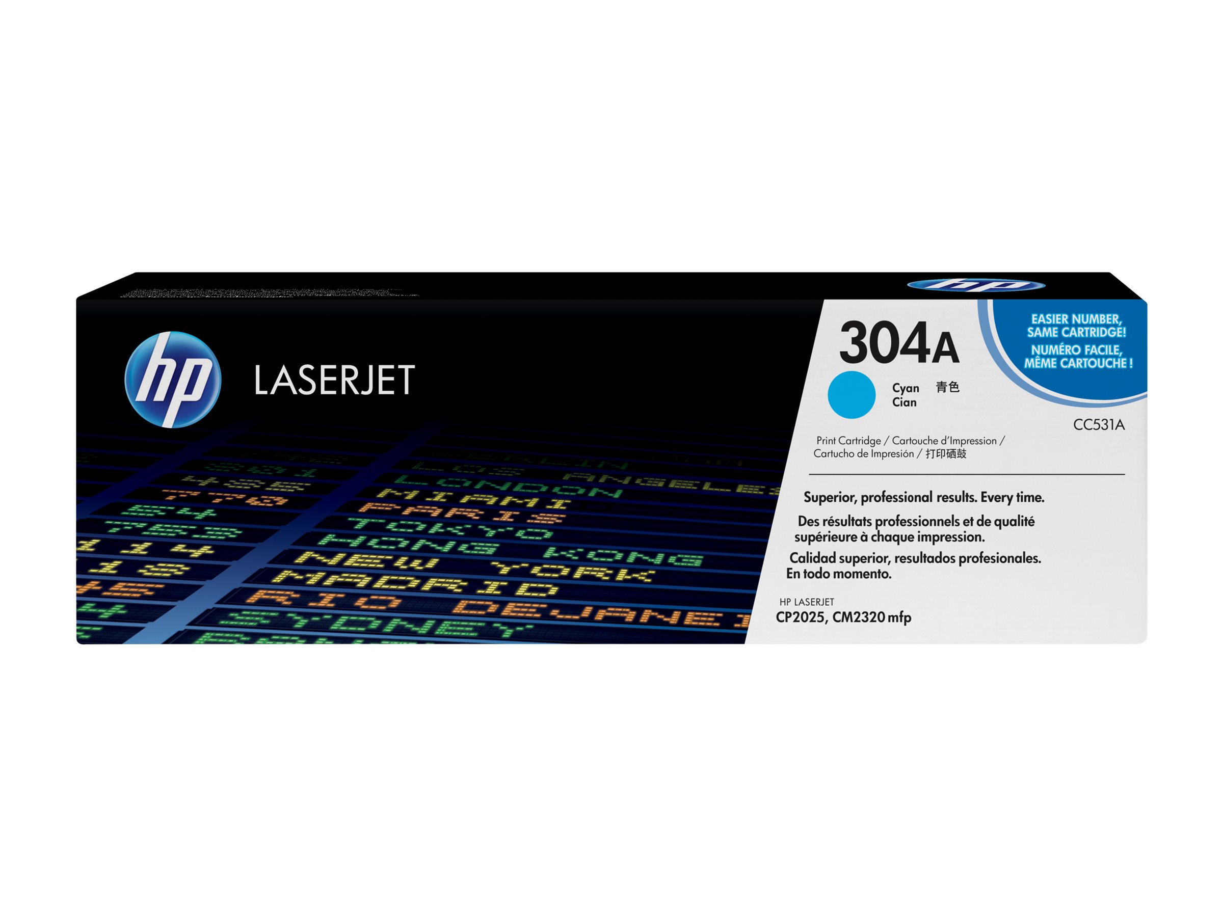 HP 304A - Cyan - original - LaserJet - Tonerpatrone (CC531A)
