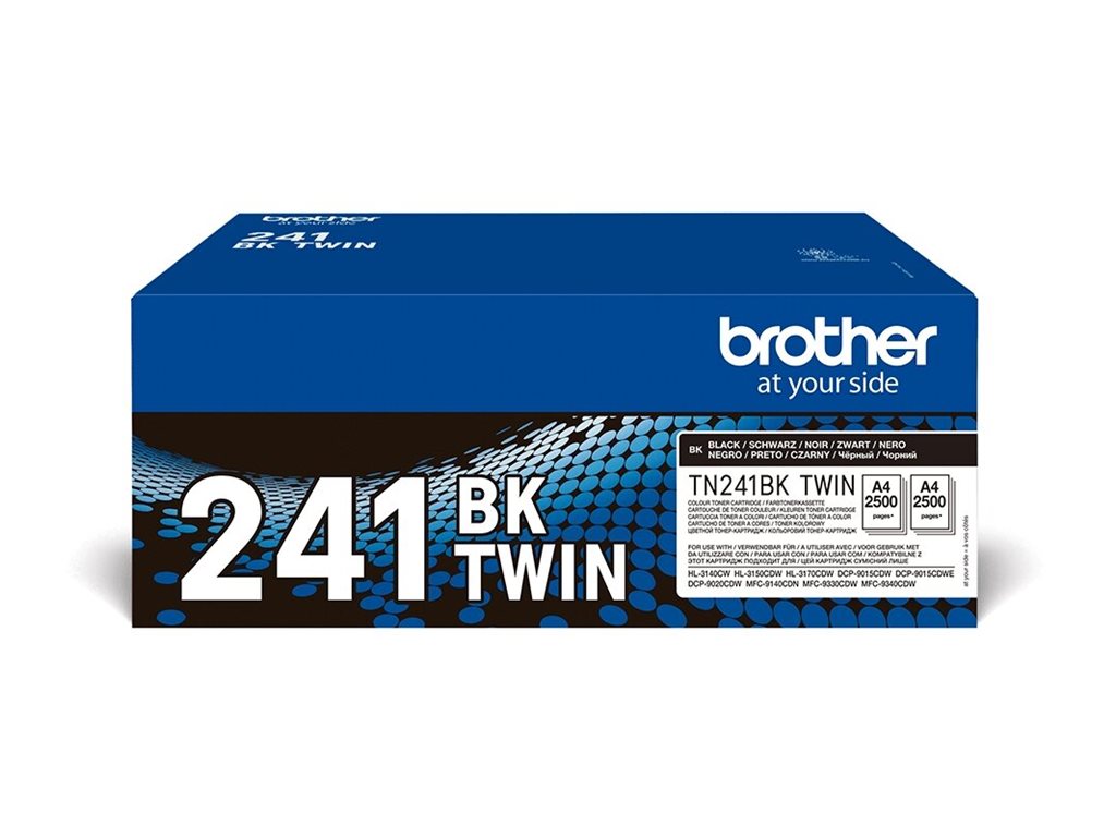 Brother TN241BK - 2er-Pack - Schwarz - original