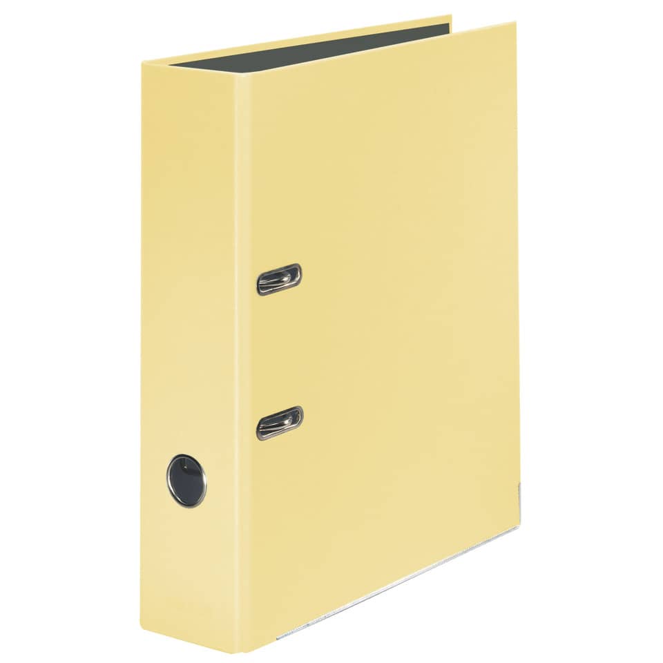 Ordner Pastell Color - A4, 8 cm, gelb