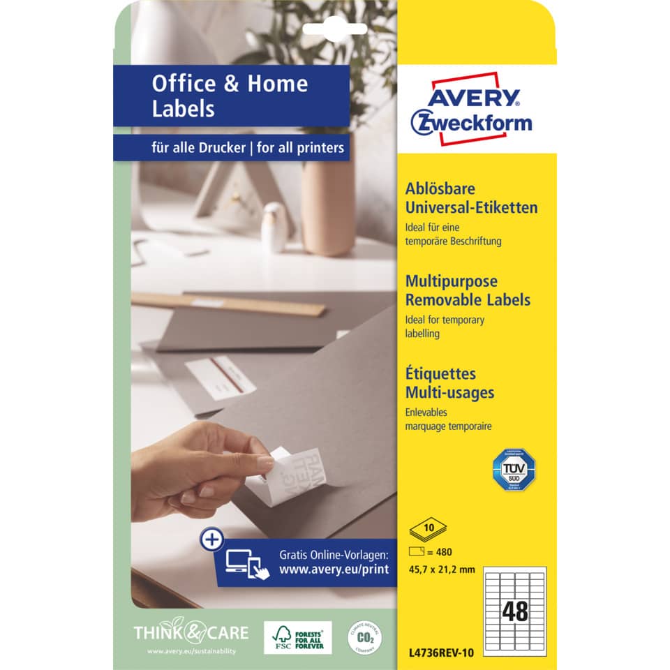 ZWECKFORM L4736REV-10  480St