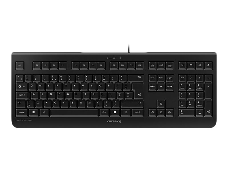 Cherry KC 1000 - Tastatur - GB - Schwarz - für