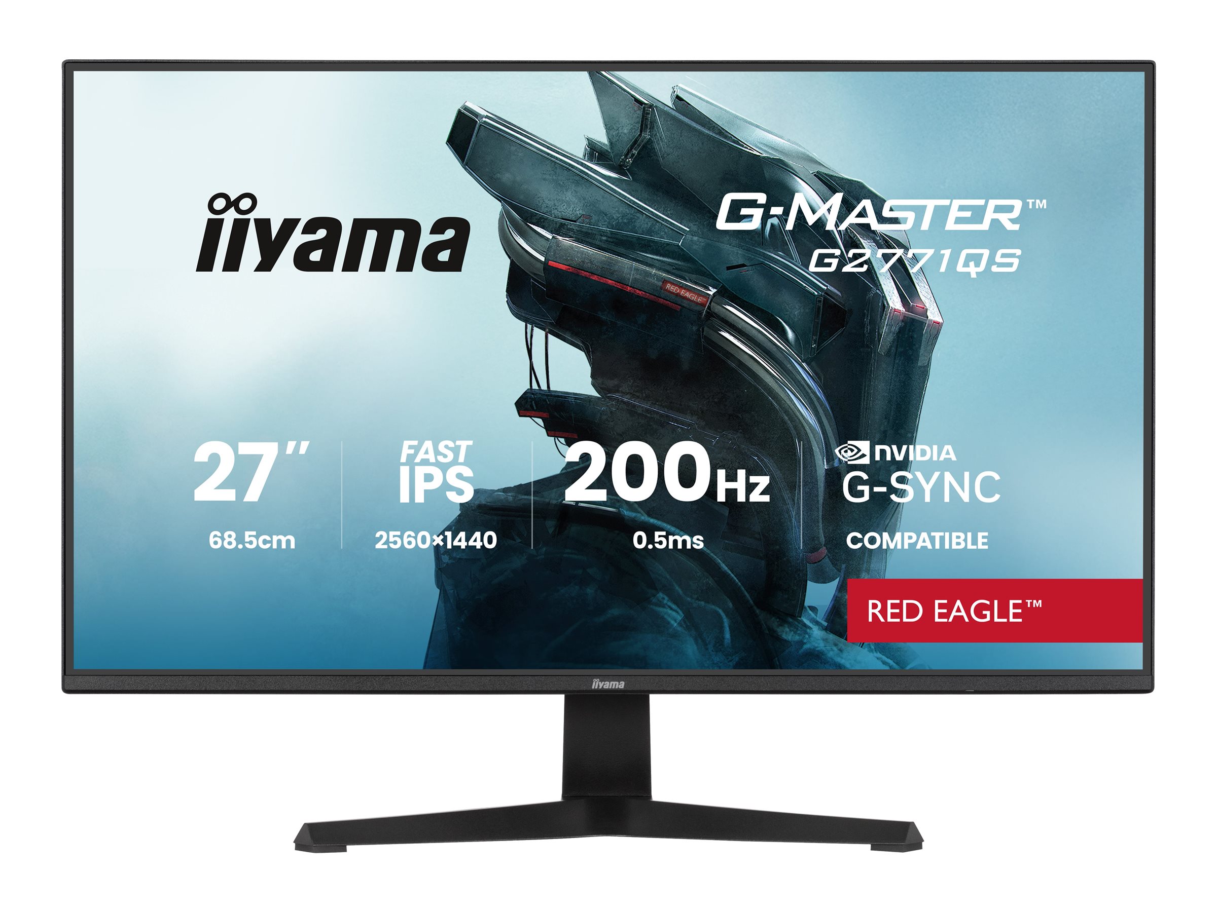 Iiyama G-MASTER Red Eagle G2771QS-B1 - LED-Monitor - Gaming - 69 cm (27")