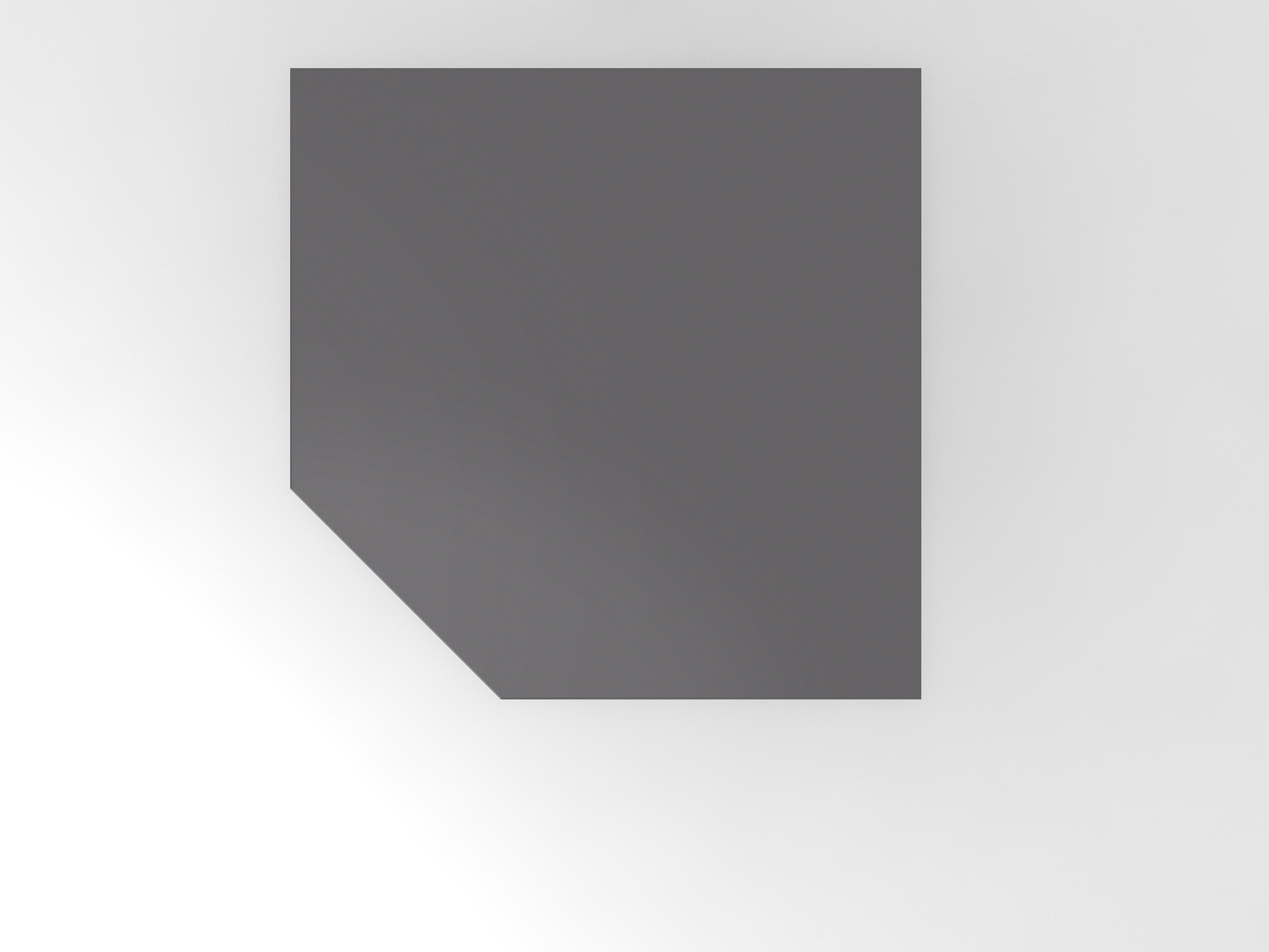 Verkettungsplatte trapezf./STF Graphit/Silber