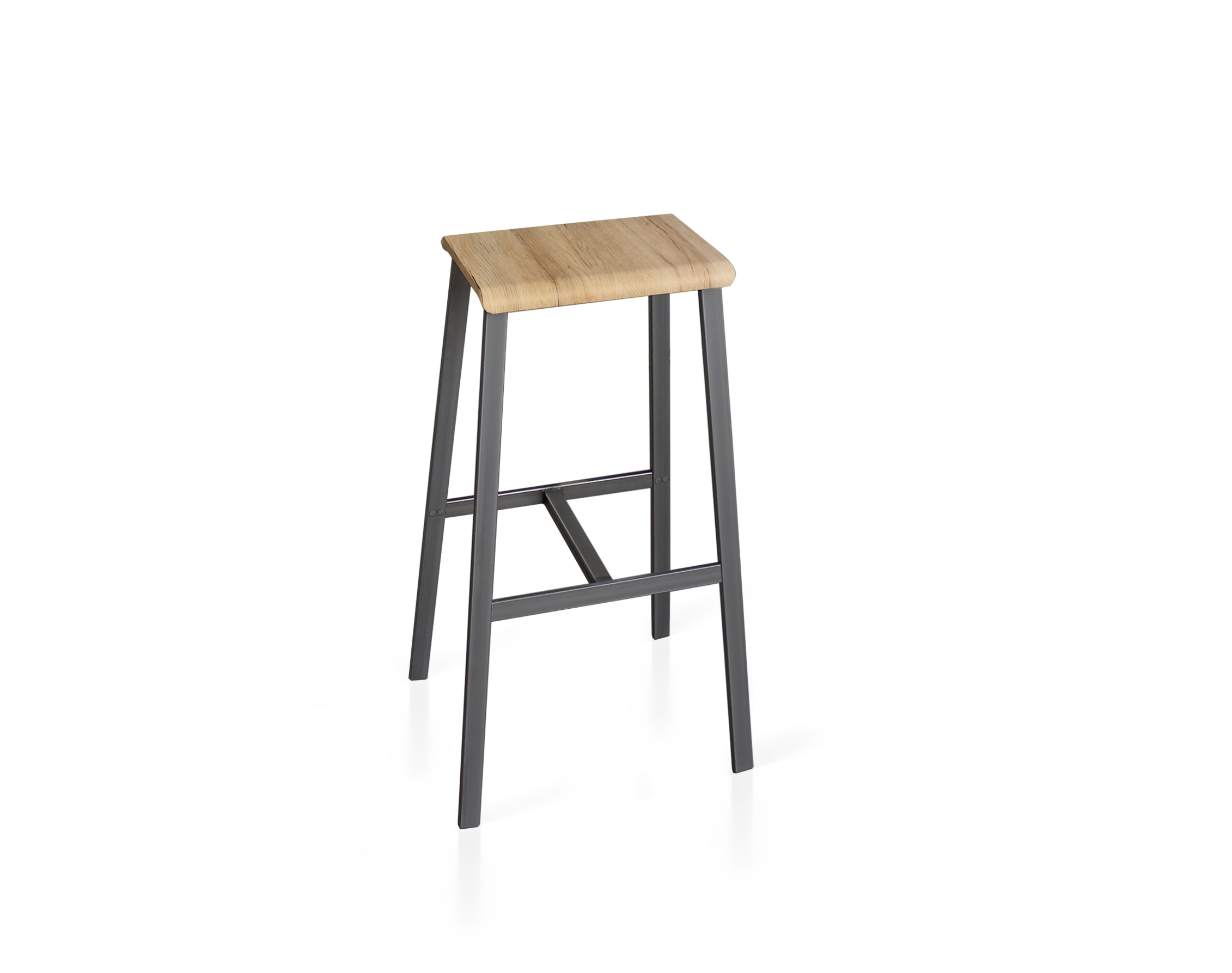 2er Set Barhocker zu MPA17 Eiche Furn.