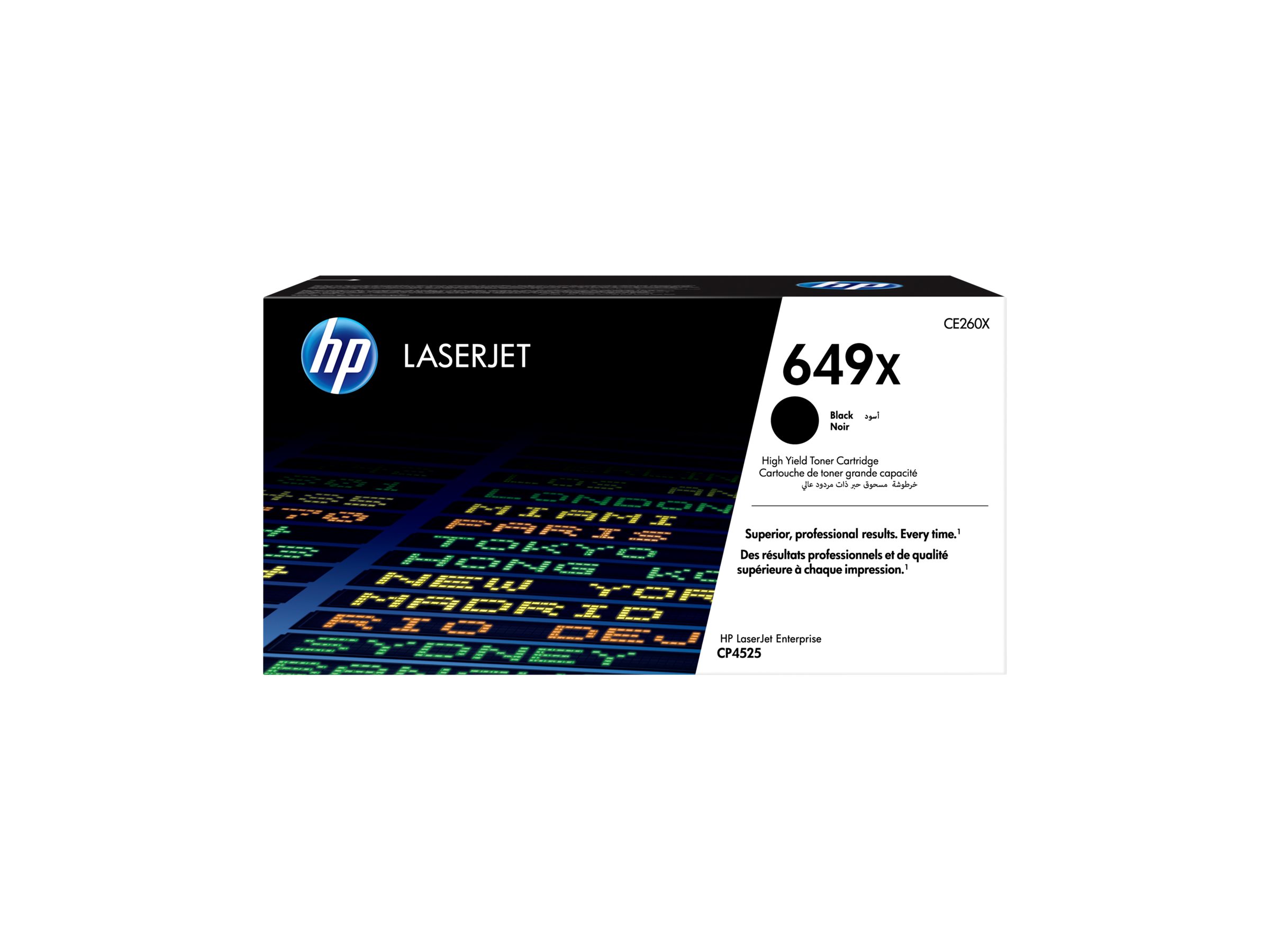 HP 649X - Hohe Ergiebigkeit - Schwarz - original - LaserJet - Tonerpatrone (CE260X)