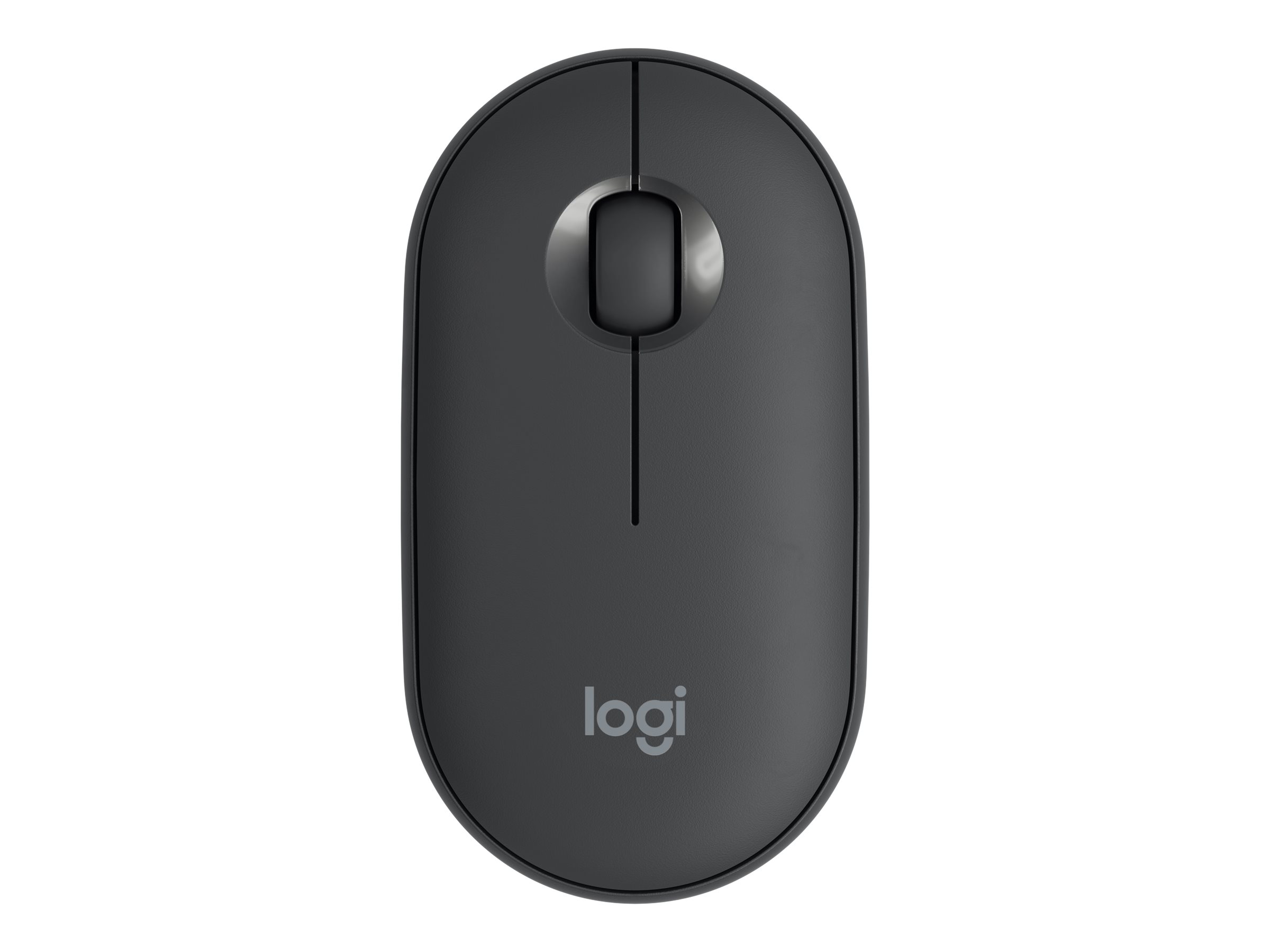 Logitech Pebble M350 - Maus - optisch - 3 Tasten - kabellos - 2.4 GHz, Bluetooth - kabelloser Empfänger (USB)