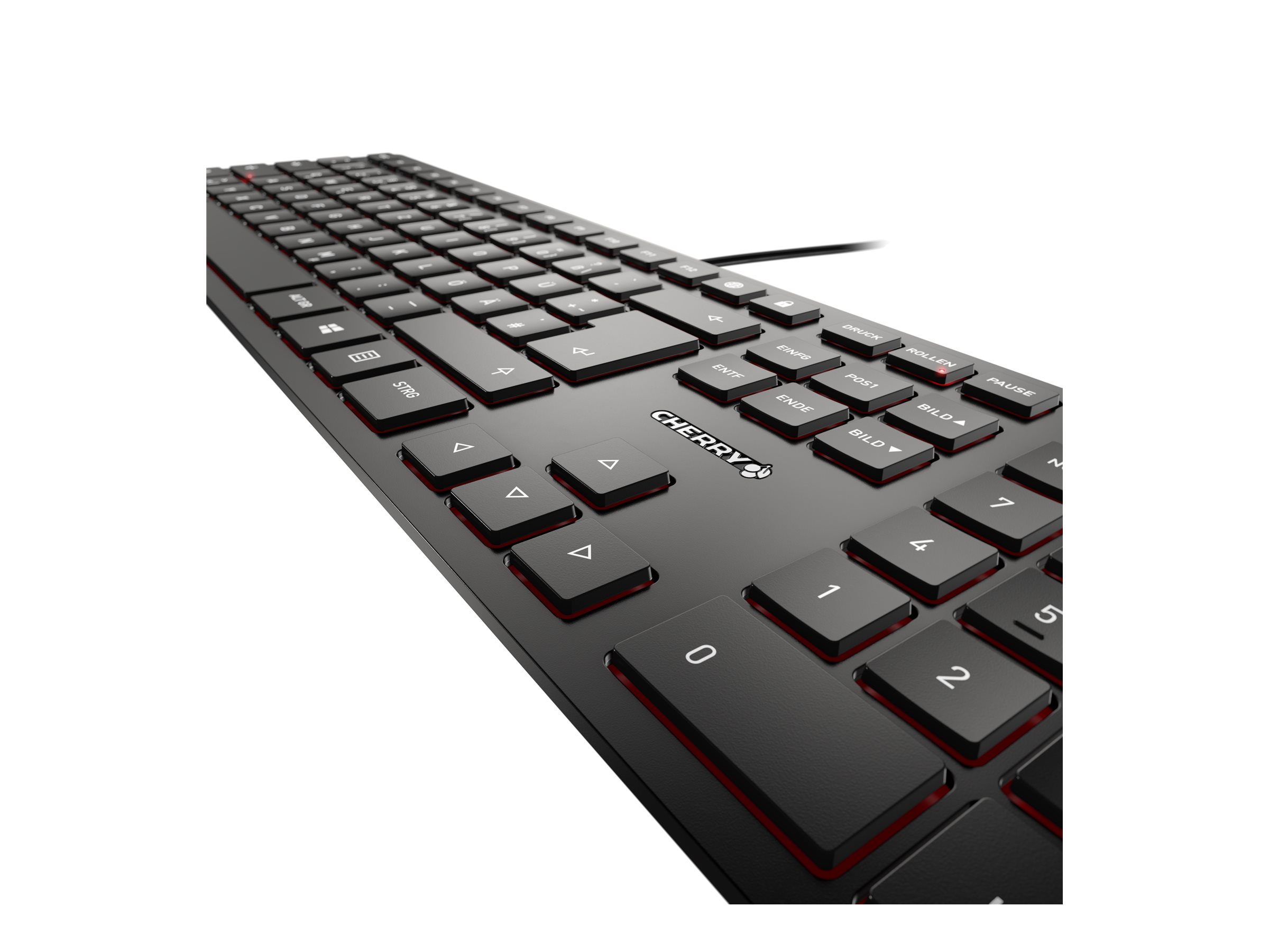 Cherry KC 6000 SLIM - Tastatur - USB - Deutsch