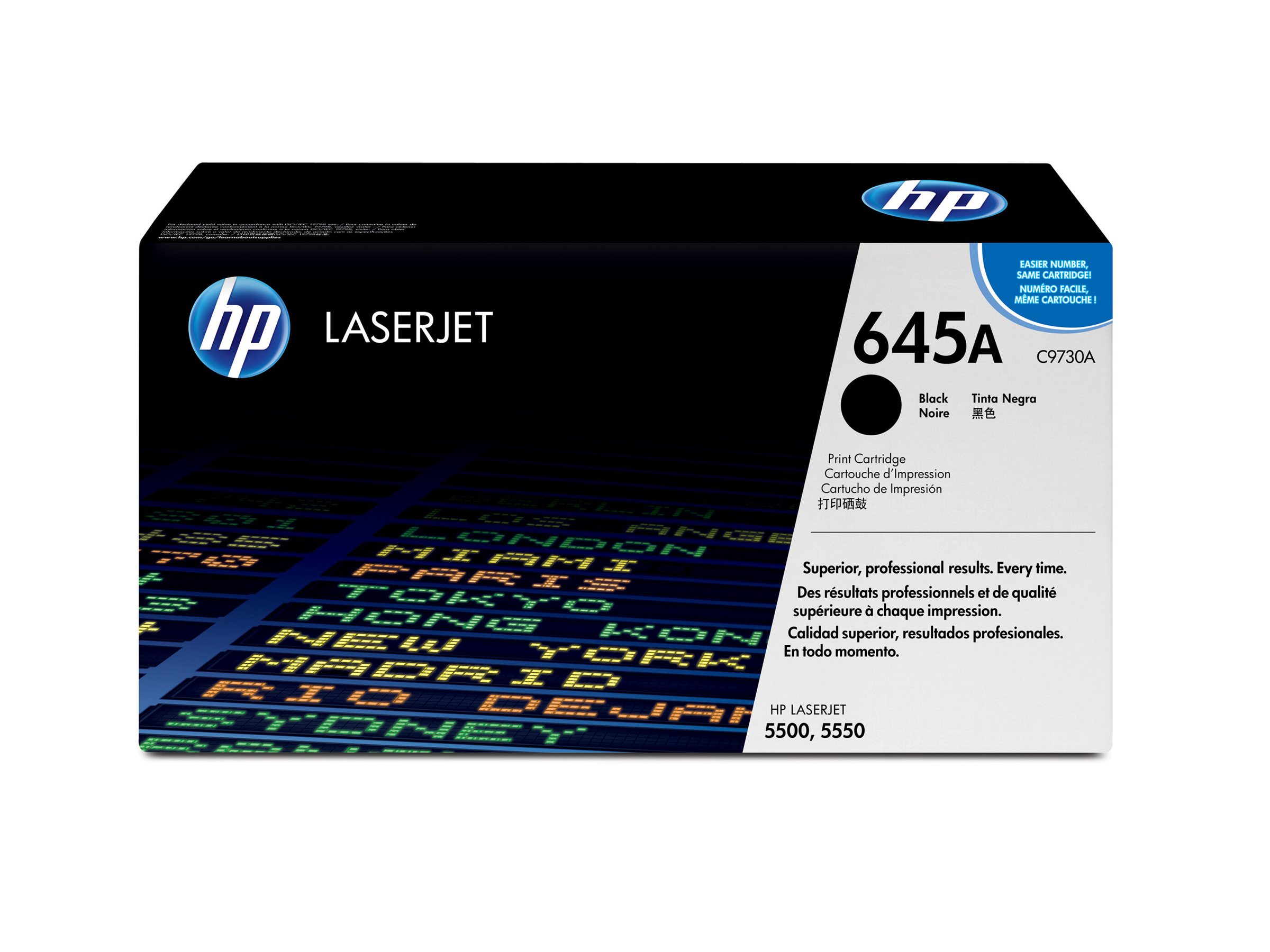 HP 645A - Schwarz - original - LaserJet - Tonerpatrone (C9730A)