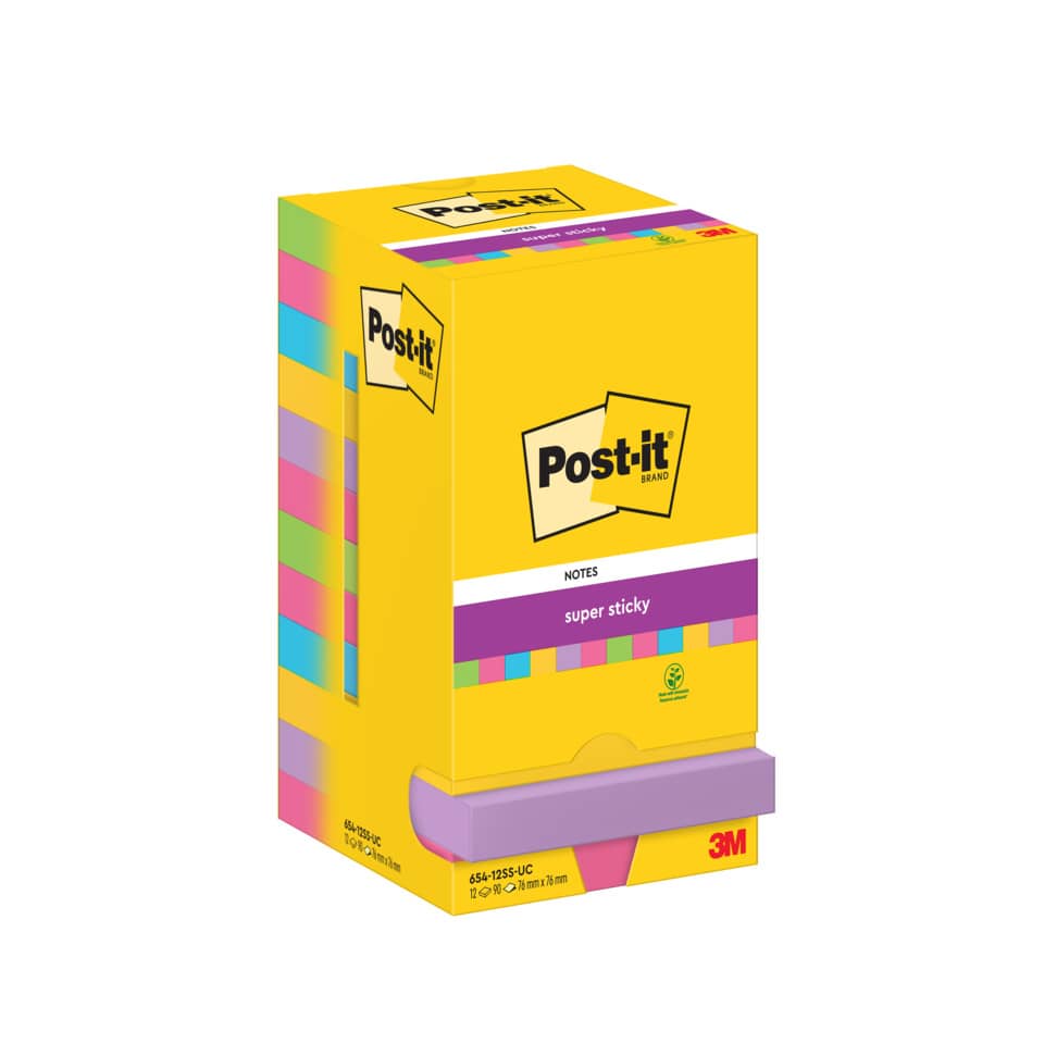 POST-IT 654-12SS-UC SuperStick