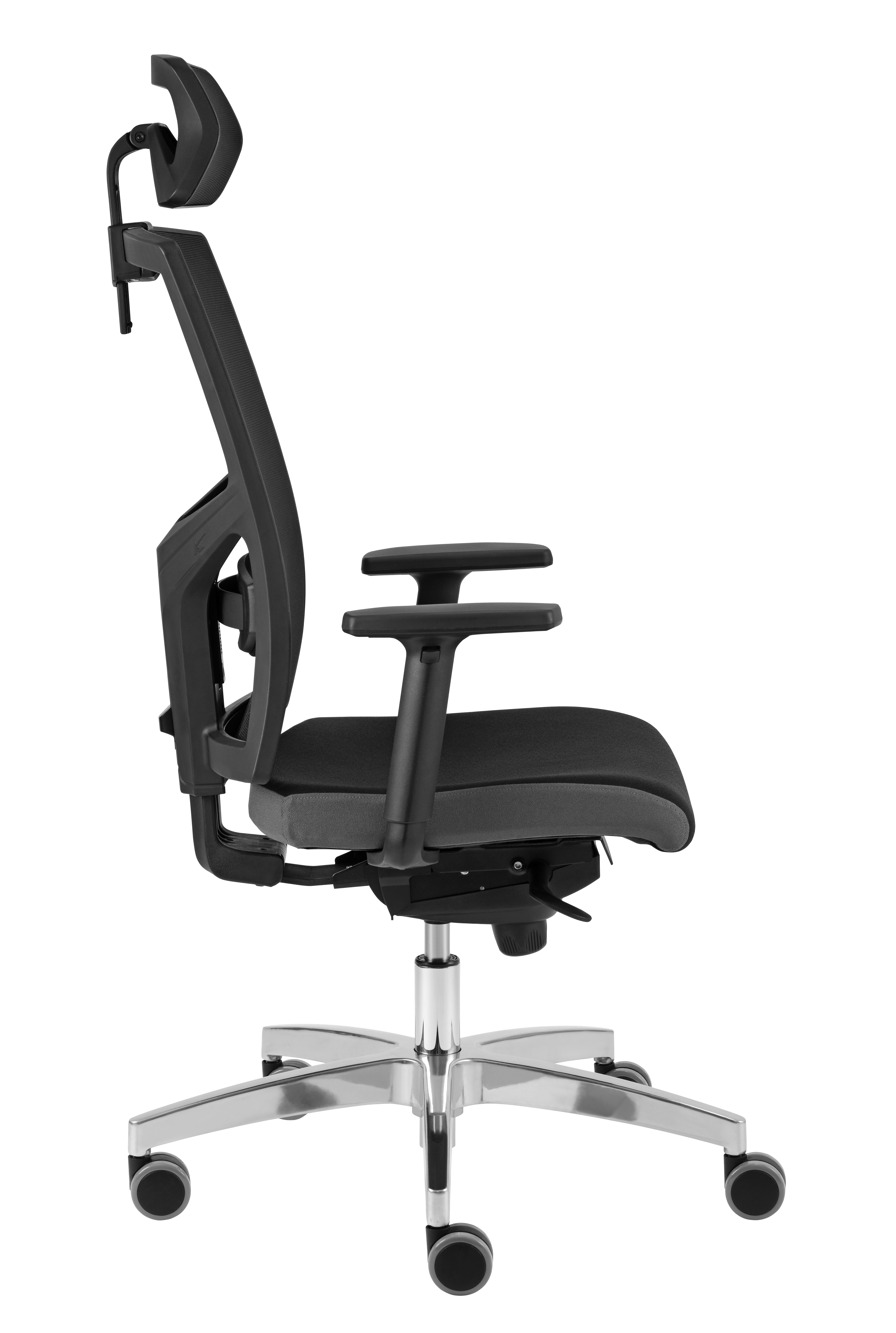 Drehstuhl Premium 2 mit Netzrücken, schwarz