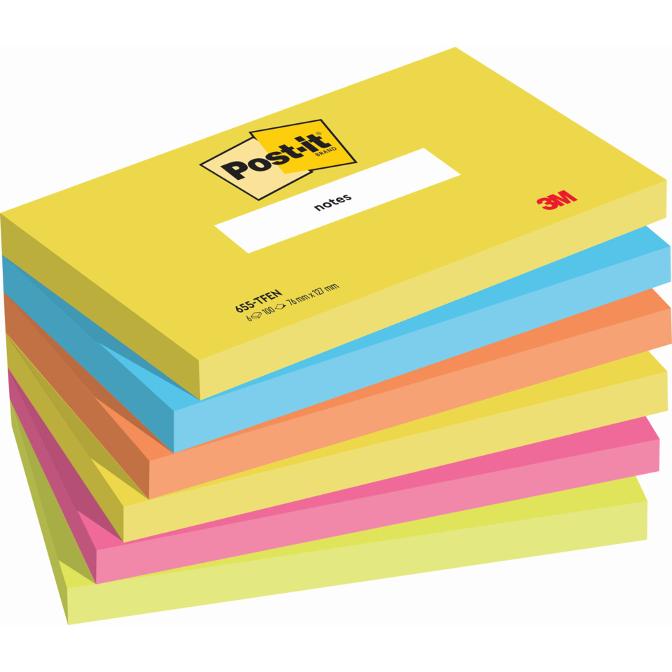 POST-IT 655TFEN 100Bl  6St