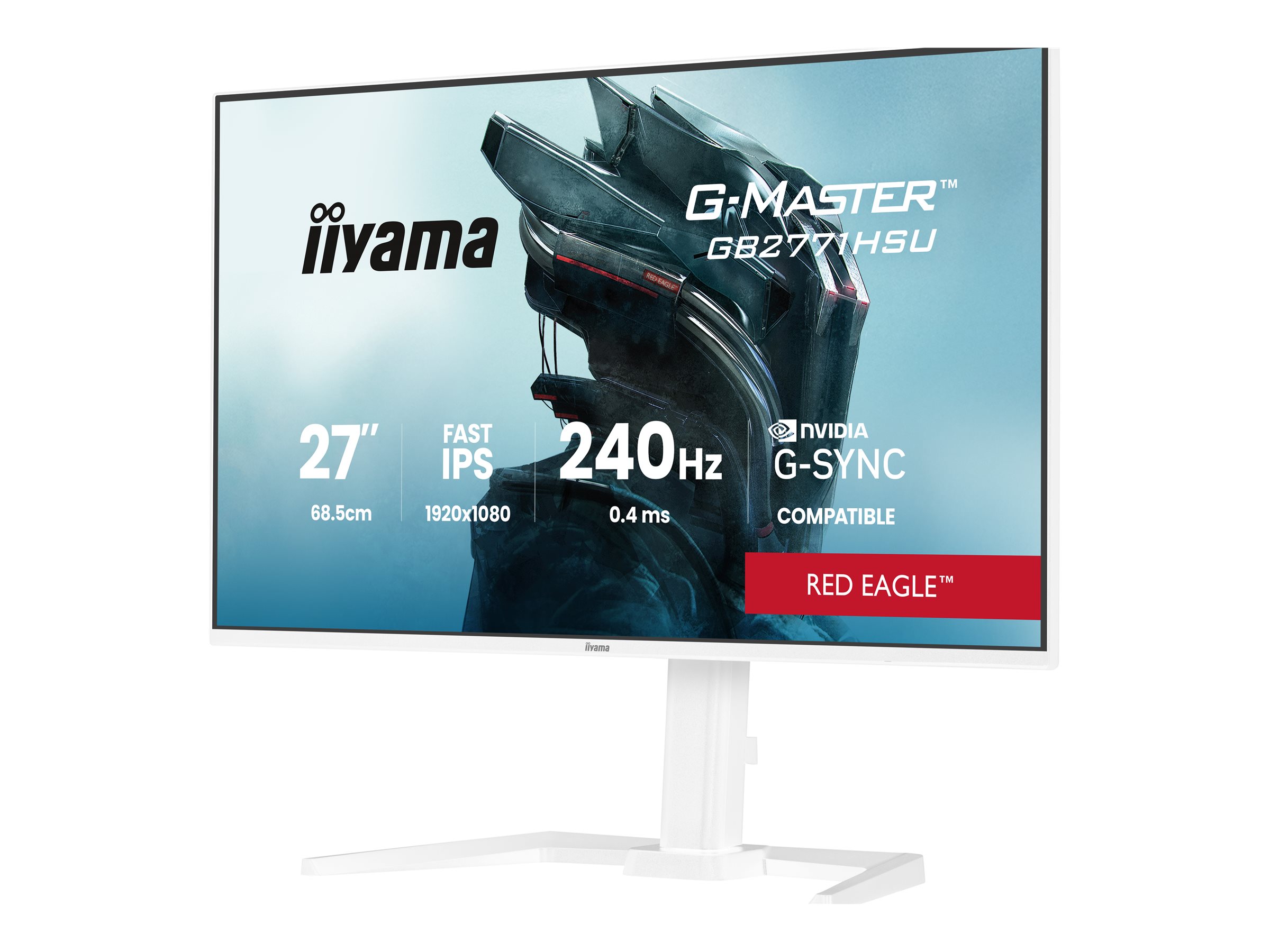 Iiyama G-MASTER Red Eagle GB2771HSU-W1 - LED-Monitor - Gaming - 68.6 cm (27")