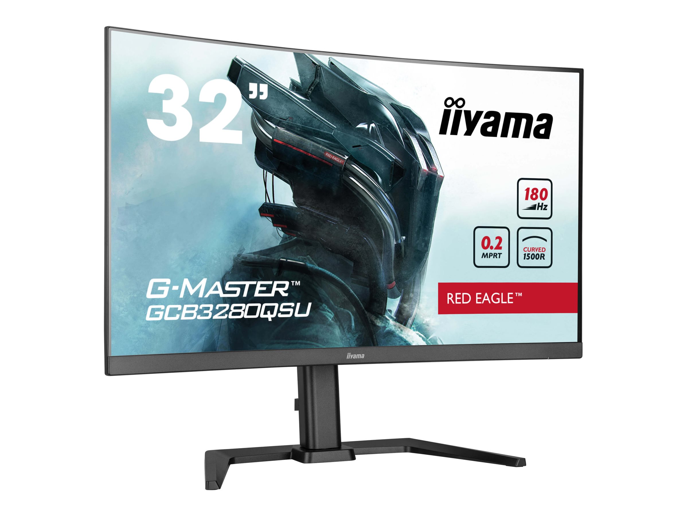 Iiyama G-MASTER Red Eagle GCB3280QSU-B2 - LED-Monitor - Gaming - gebogen - 81.3 cm (32")
