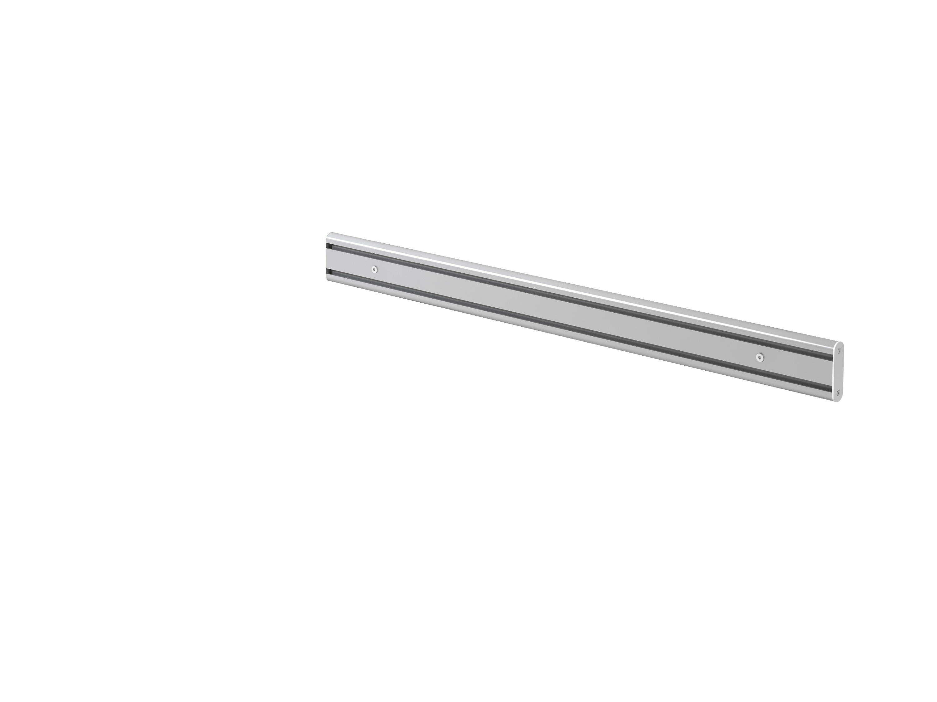 Orga-Schiene 120 cm, ohne Halterung, silber
