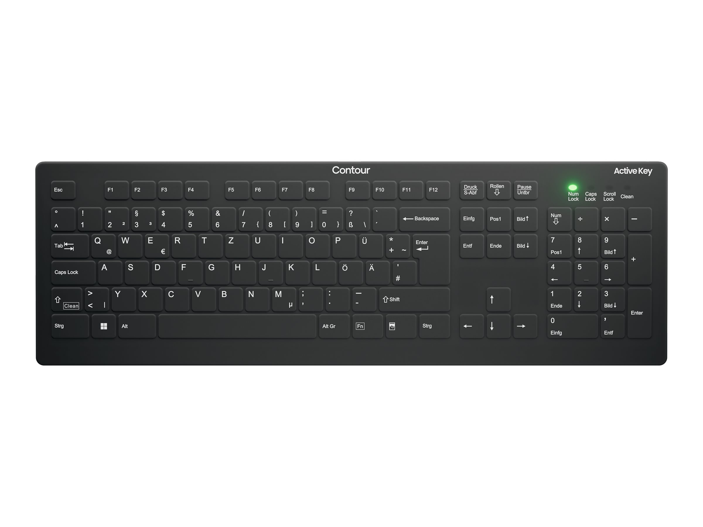 Cherry Contour Active Key QuickClean AK-C8112 - Tastatur