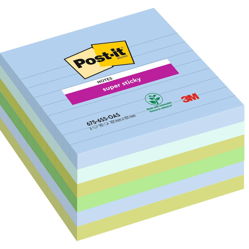 POST-IT 675-6SS-OAS 101x101mm