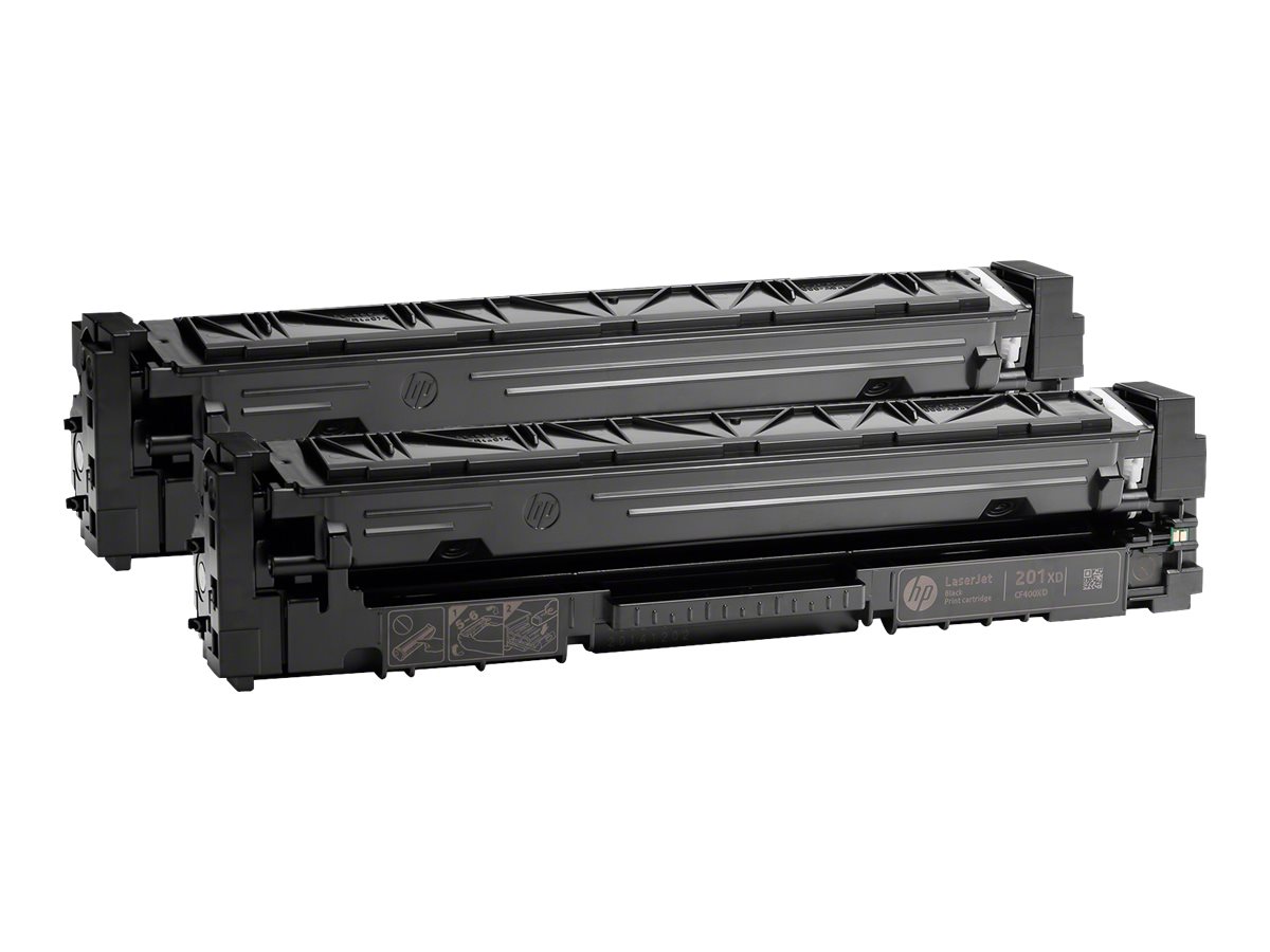 HP 201X - 2er-Pack - Hohe Ergiebigkeit - Schwarz - original - LaserJet - Tonerpatrone (CF400XD)