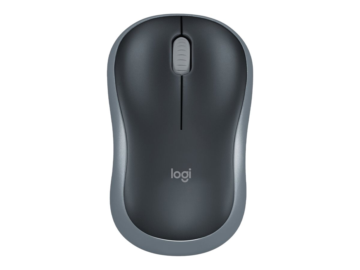Logitech M185 - Maus - optisch - kabellos - 2.4 GHz - kabelloser Empfänger (USB)