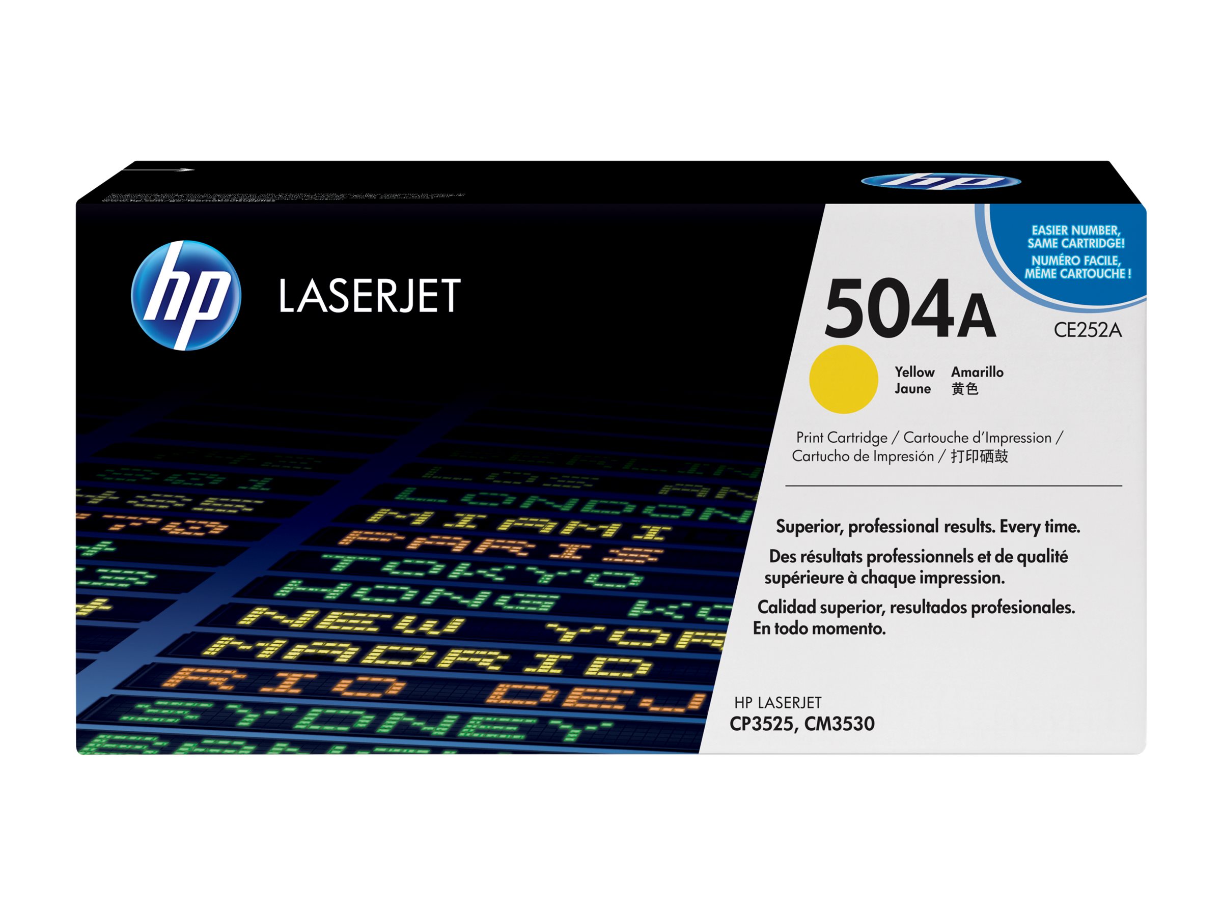 HP 504A - Gelb - original - LaserJet - Tonerpatrone (CE252A)