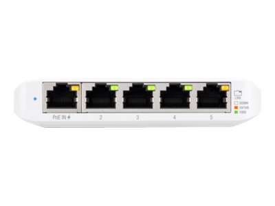 Ubiquiti UniFi Switch USW Flex Mini - Switch - Smart - 4 x 10/100/1000 + 1 x 10/100/1000 (PoE+)