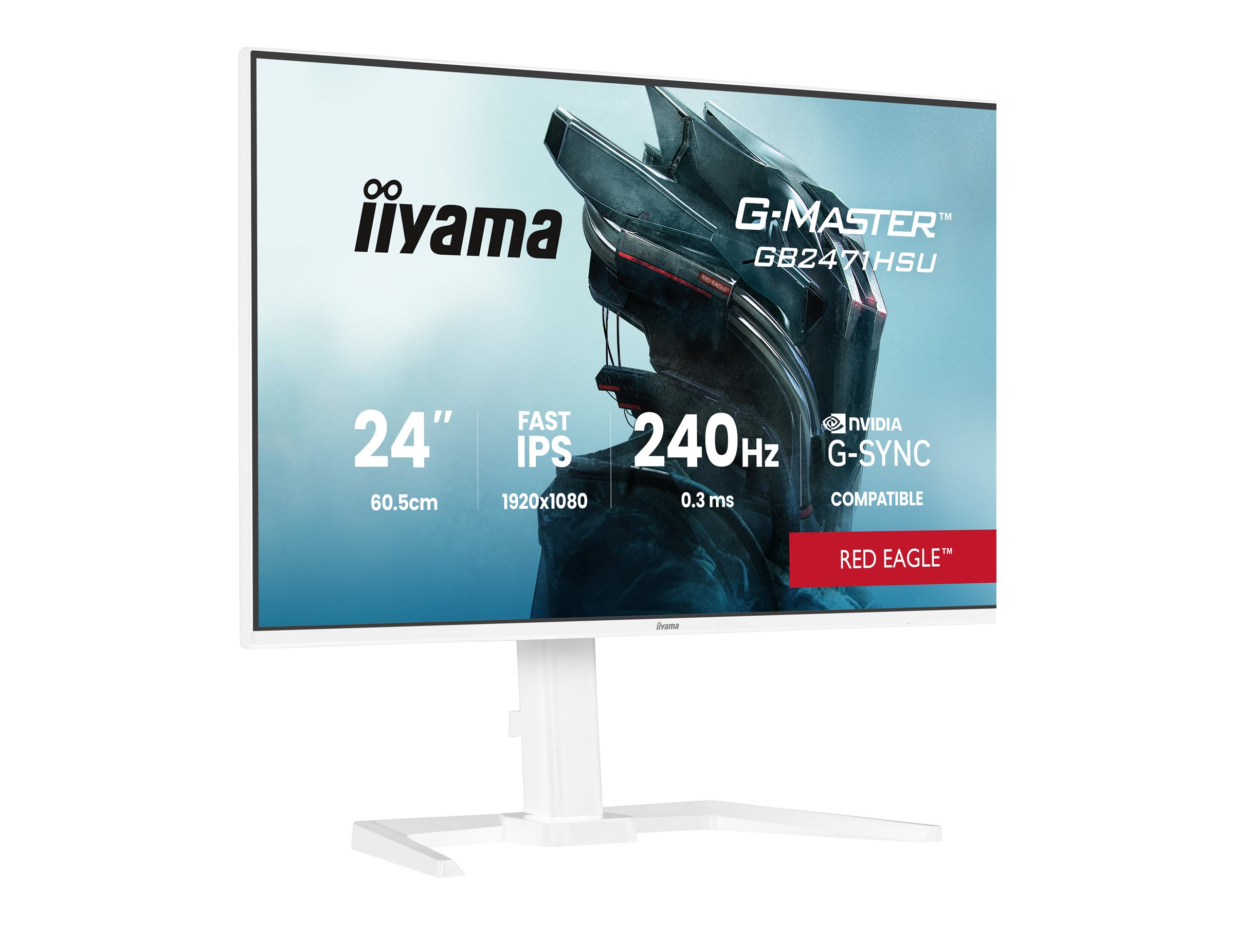 Iiyama G-MASTER Red Eagle GB2471HSU-W1 - LED-Monitor - Gaming - 61 cm (24")