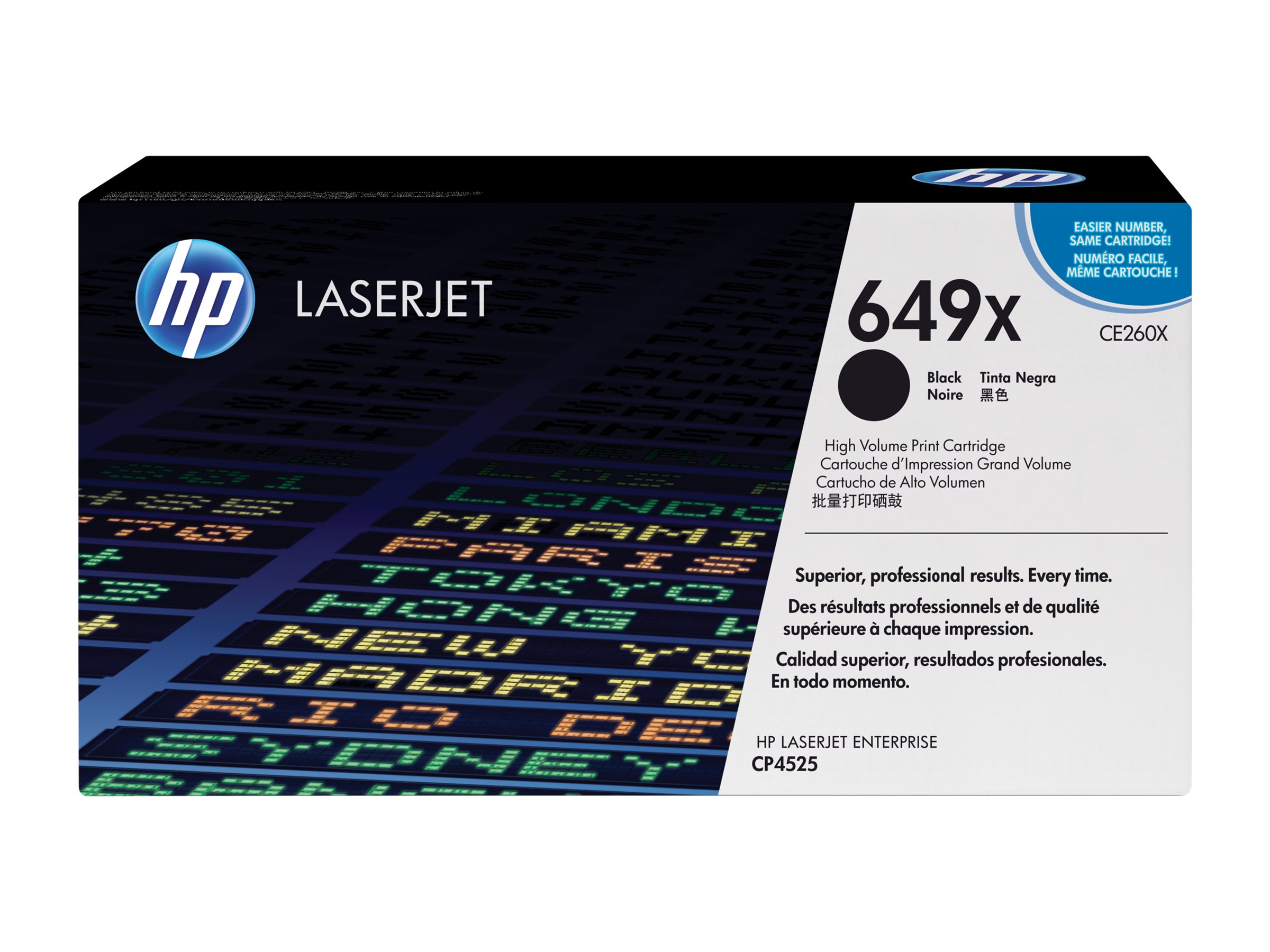 HP 649X - Hohe Ergiebigkeit - Schwarz - original - LaserJet - Tonerpatrone (CE260X)