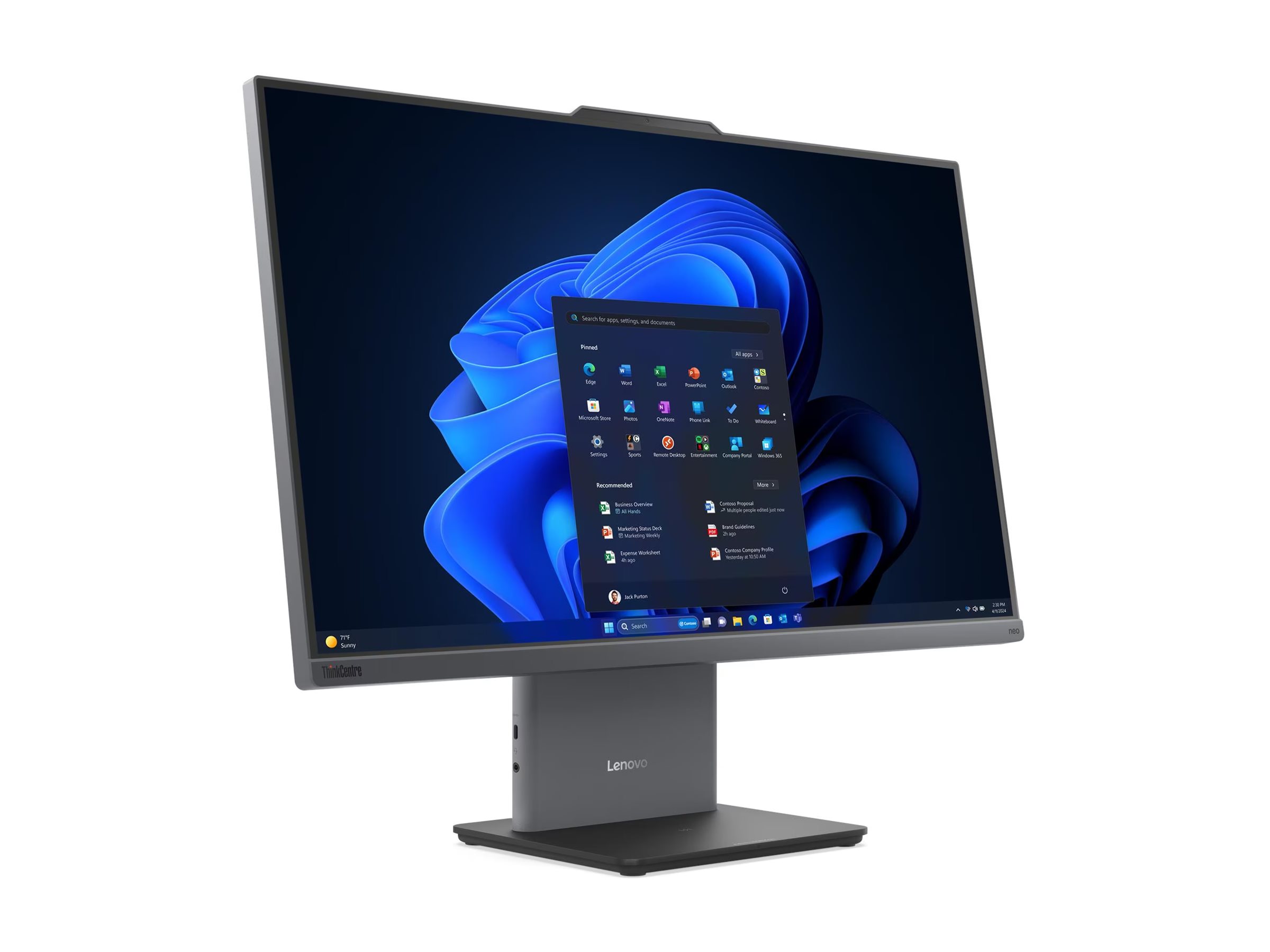 Lenovo ThinkCentre neo 50a 24 Gen 6 LNL 13QH - All-in-One (Komplettlösung)