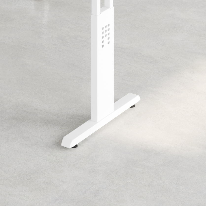 Schreibtischkombi 160x80cm, Asteiche/Weiß