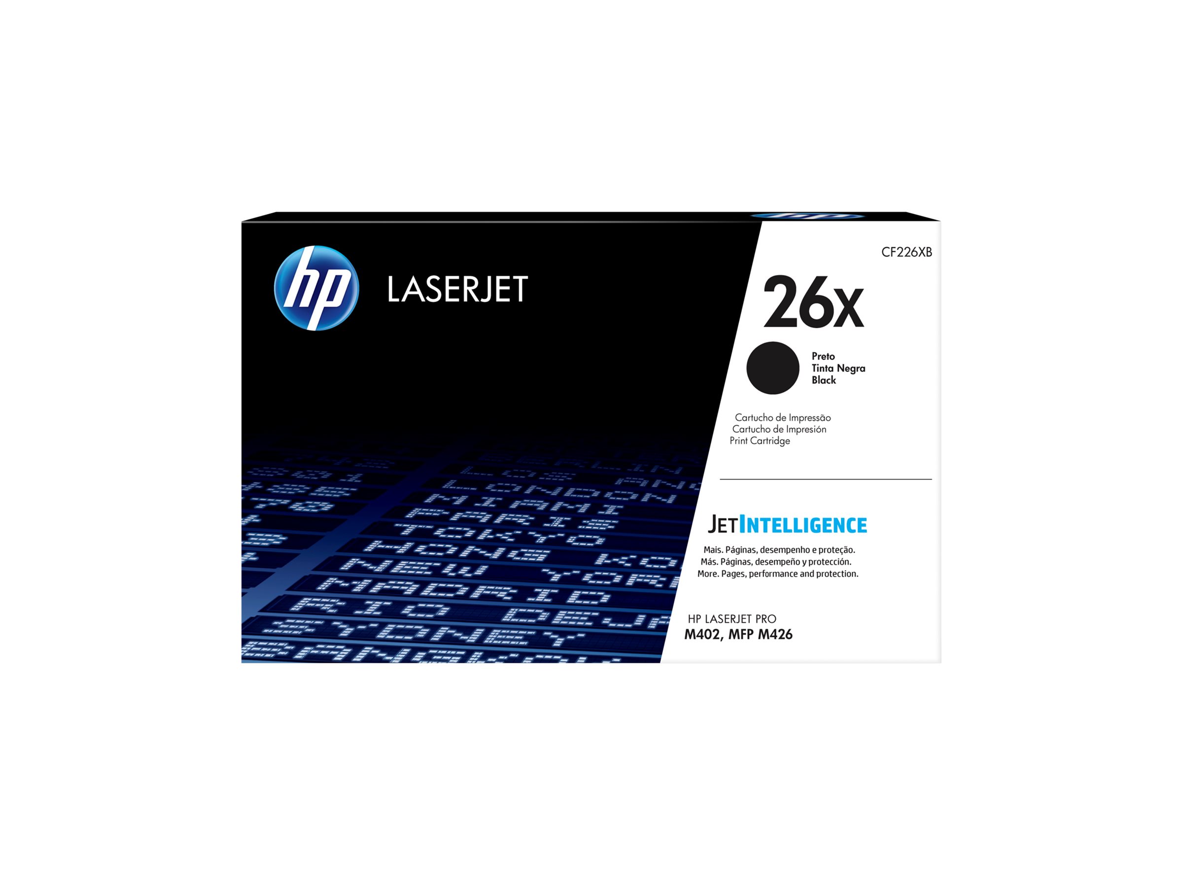 HP 26X - Hohe Ergiebigkeit - Schwarz - original - LaserJet - Tonerpatrone (CF226X)