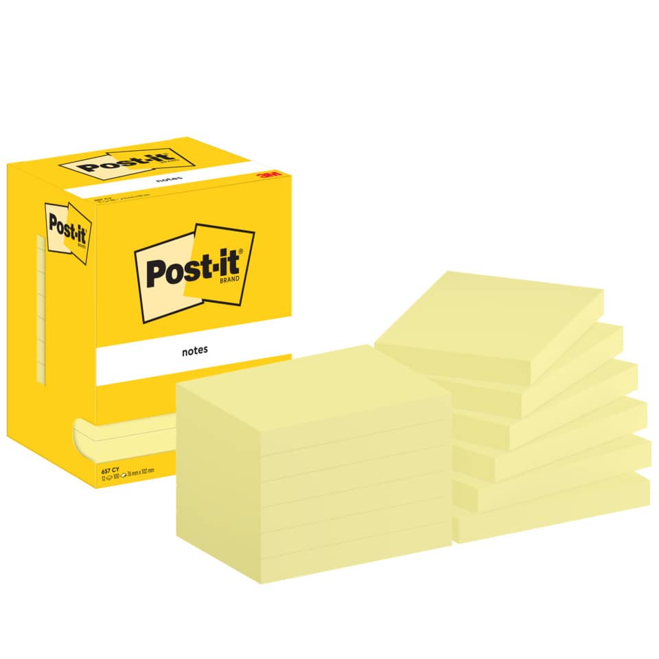 POST-IT 657 CY 76x102mm
