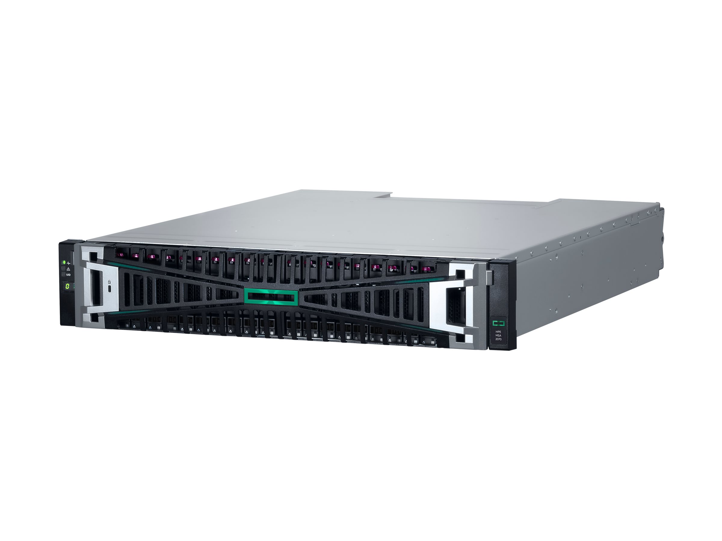 HPE Modular Smart Array 2070 32Gb Fibre Channel SFF Storage - Solid State Drive Array - 46 TB - 24 Schächte (SAS-3)