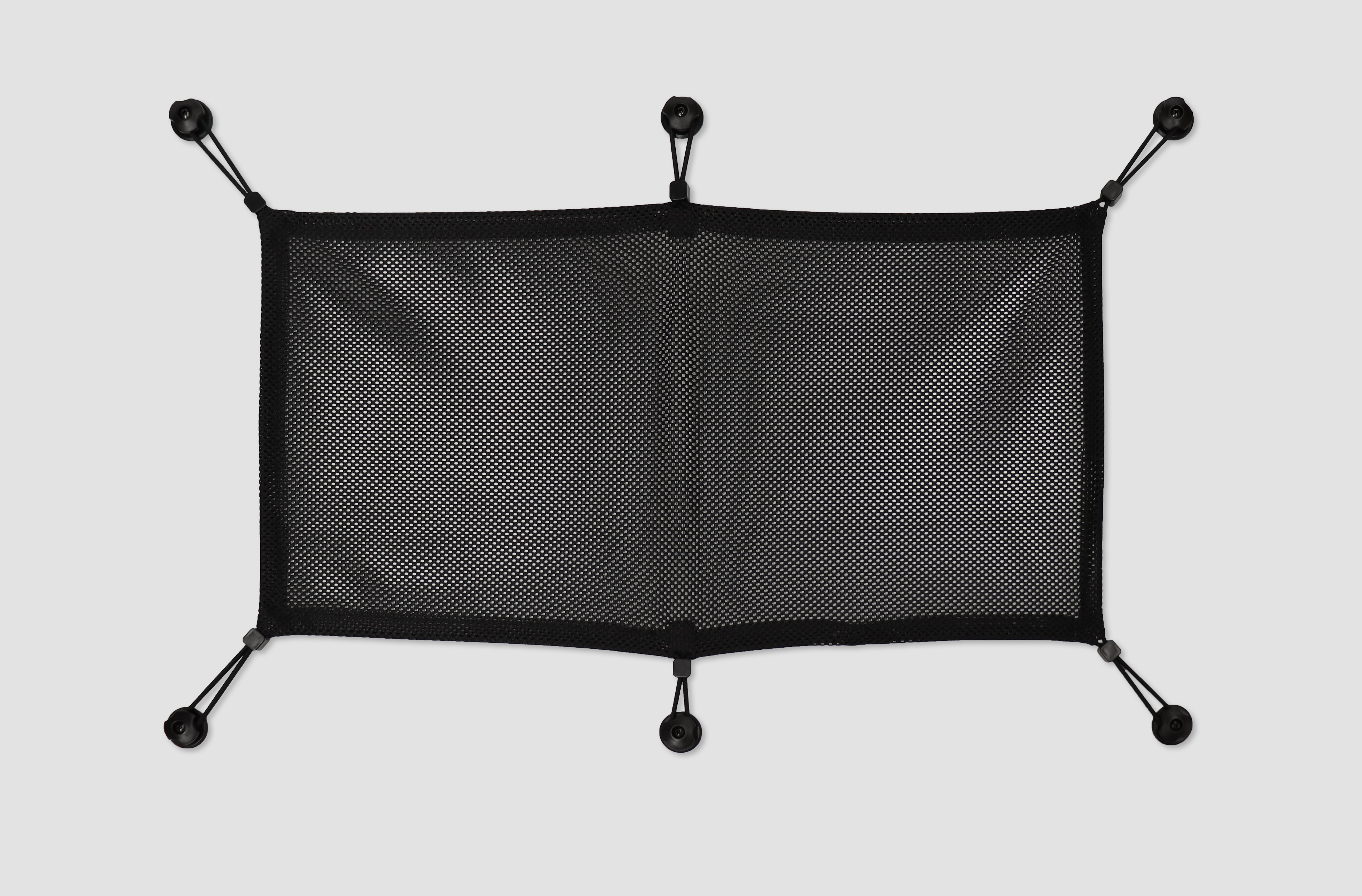 Kabelmanagement, Netz 69x34 cm, Schwarz