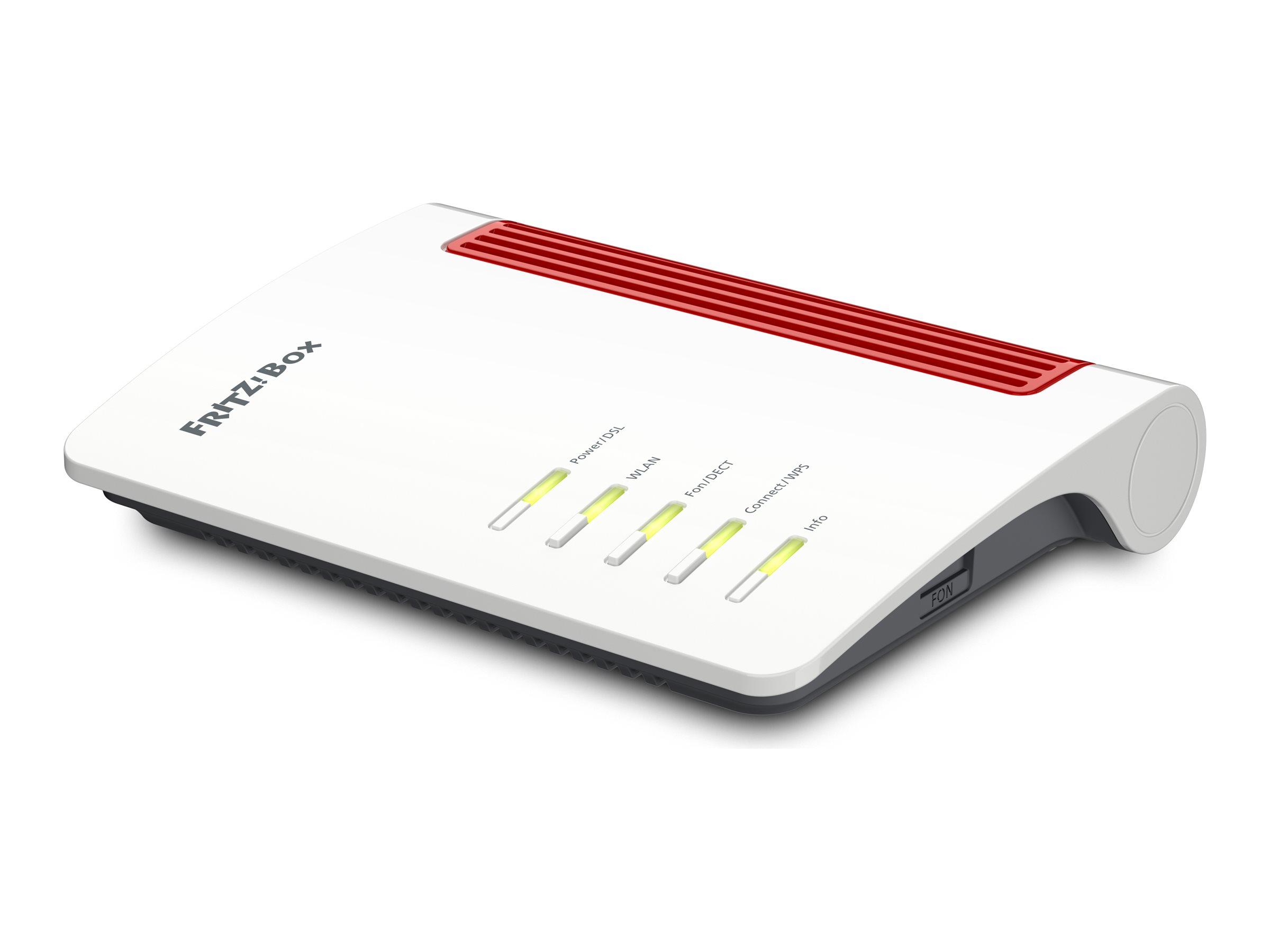 FRITZ! AVM FRITZ!Box 7530 AX - Wireless Router - DSL-Modem 4-Port-Switch - 1GbE - Wi-Fi 6 - Dual-Band - VoIP-Telefonadapter (DECT)