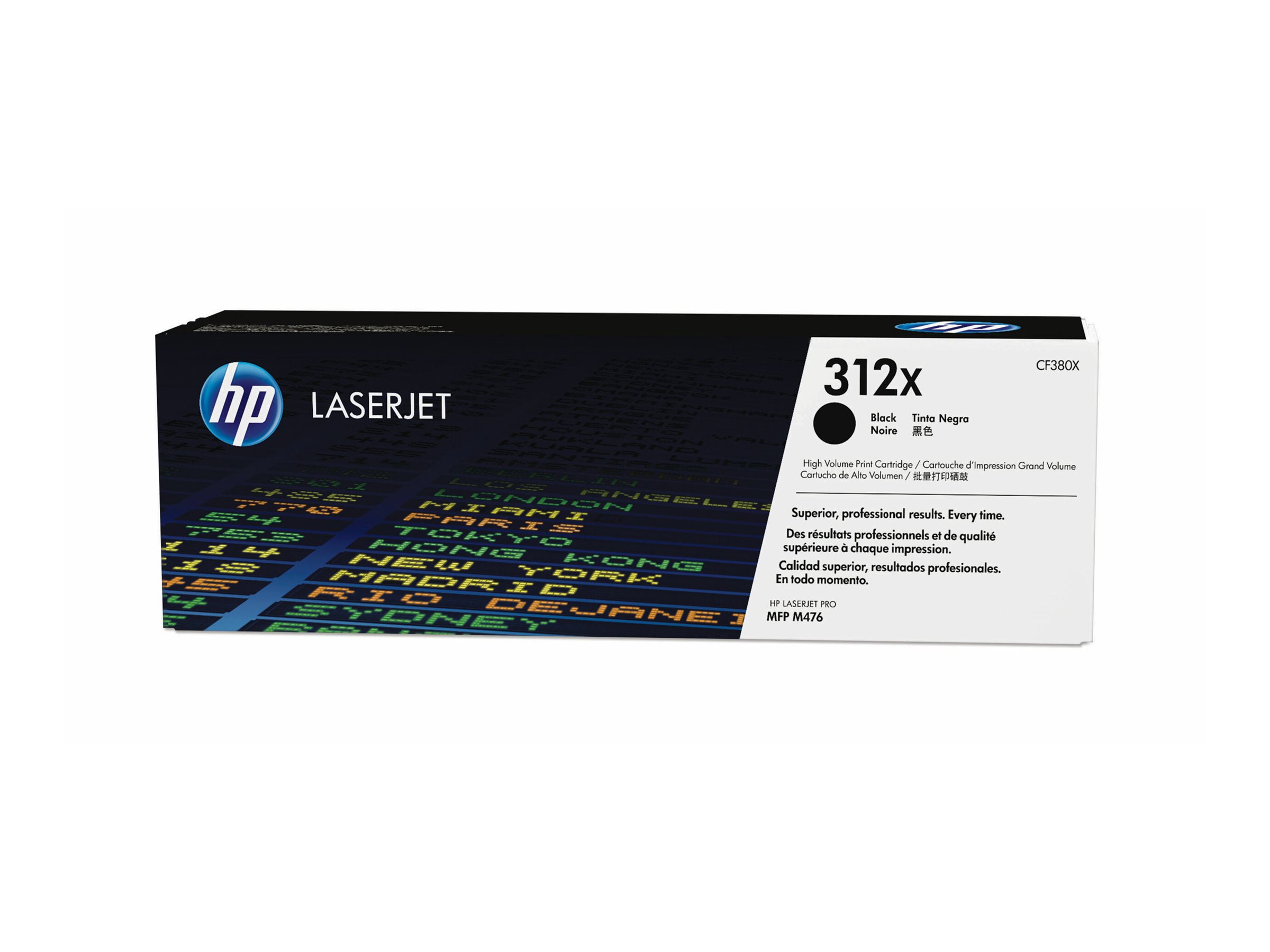 HP 312X - Hohe Ergiebigkeit - Schwarz - original - LaserJet - Tonerpatrone (CF380X)