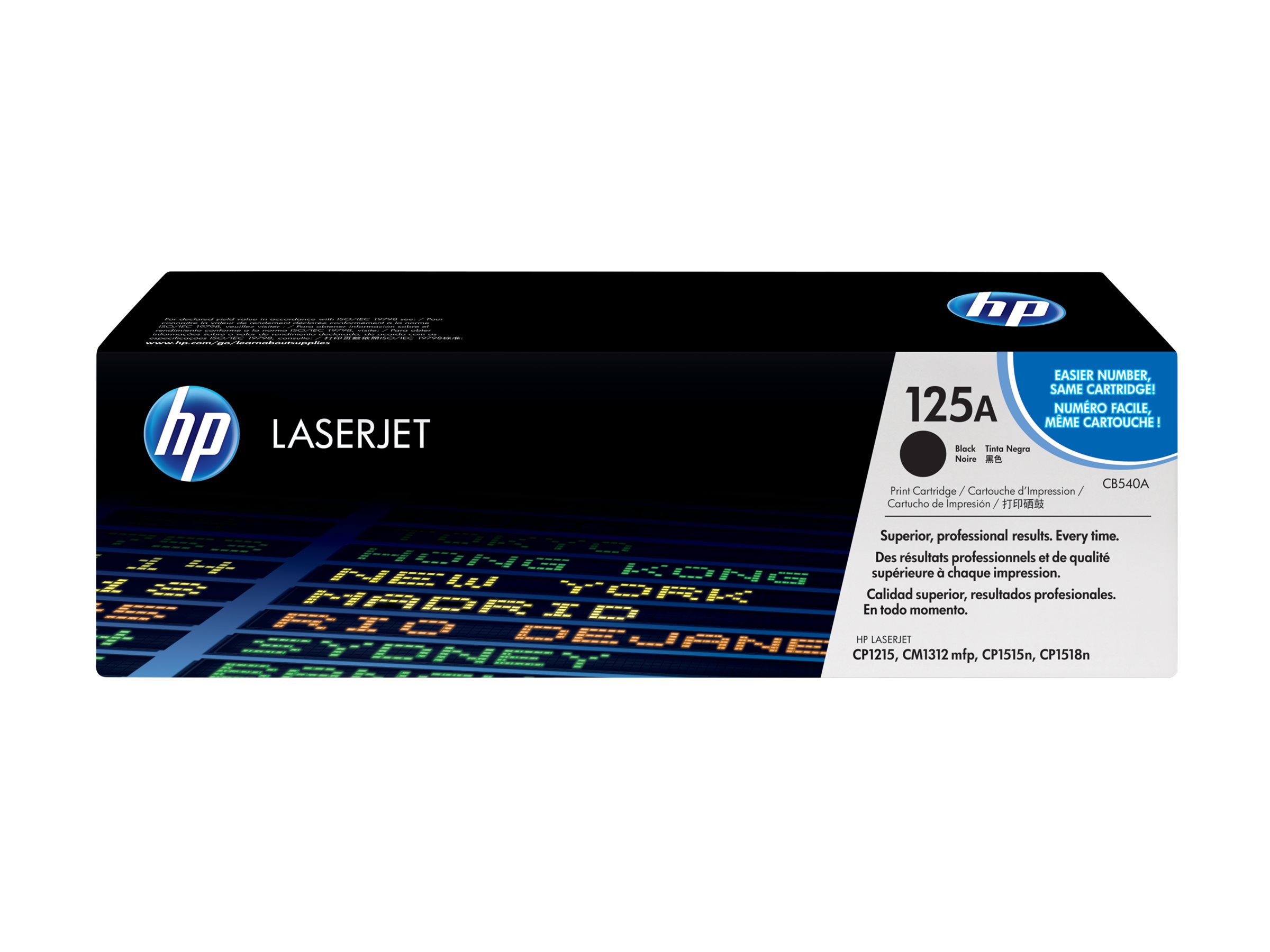 HP 125A - Schwarz - original - LaserJet - Tonerpatrone (CB540A)