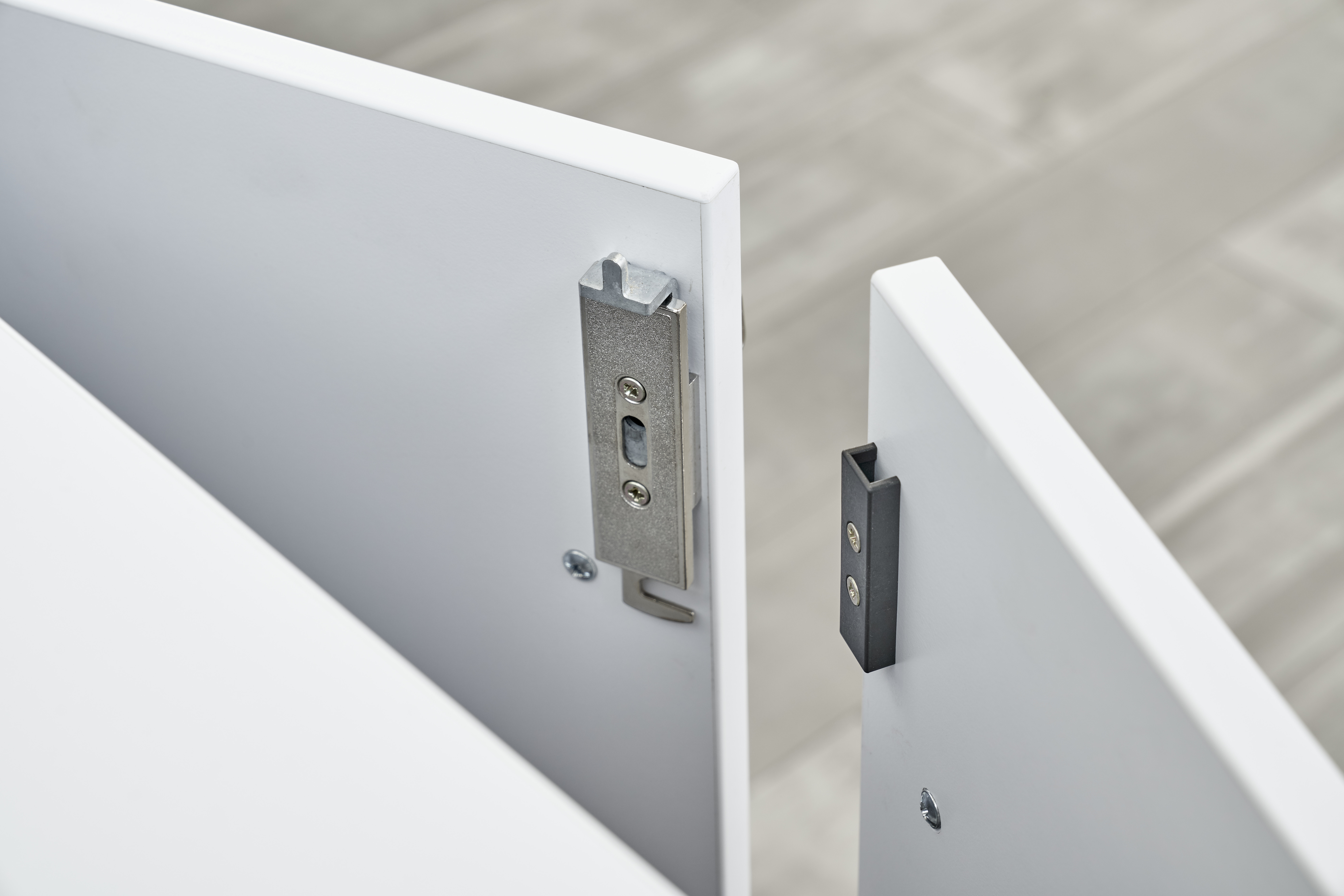 Regal/Türen 2OH 928T2 Graphit/Ahorn