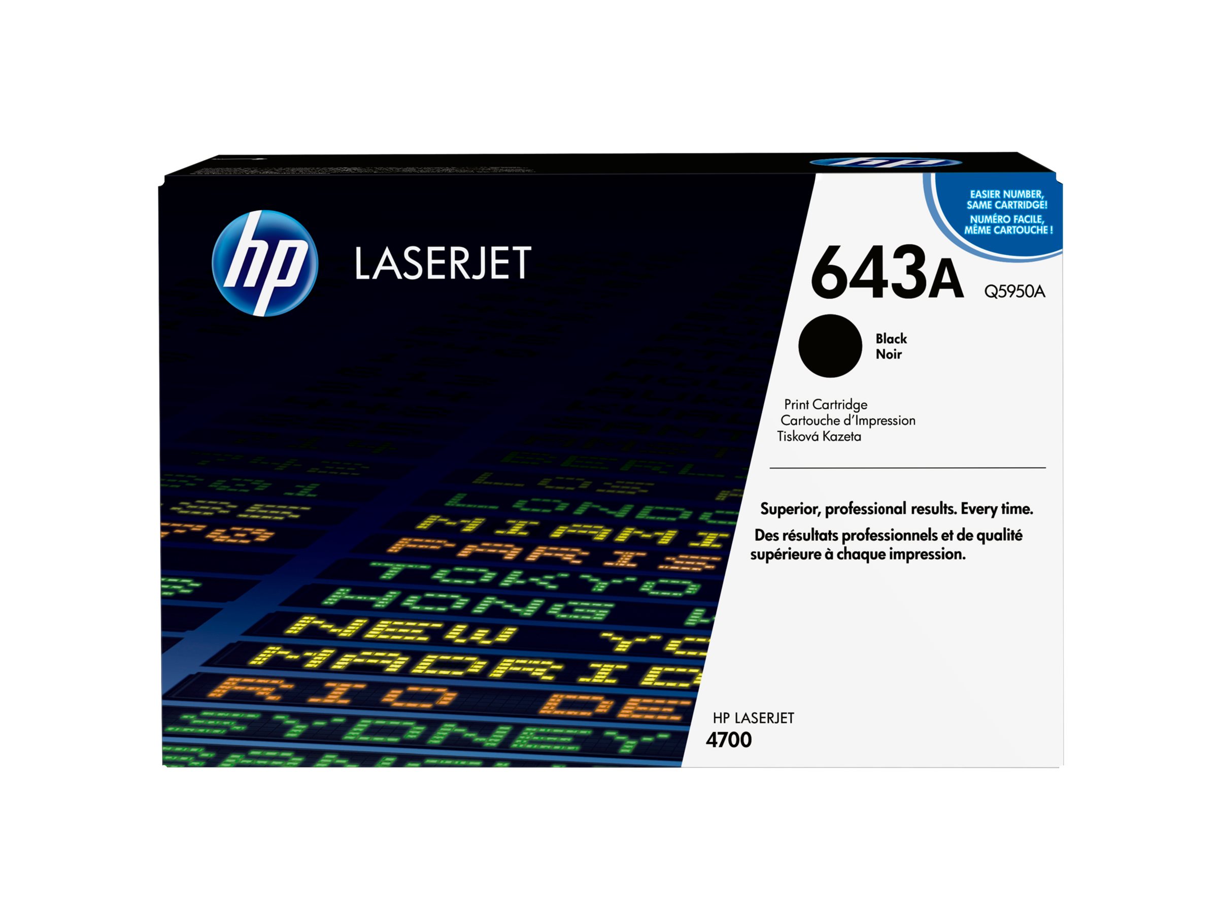 HP 643A - Schwarz - original - LaserJet - Tonerpatrone (Q5950A)