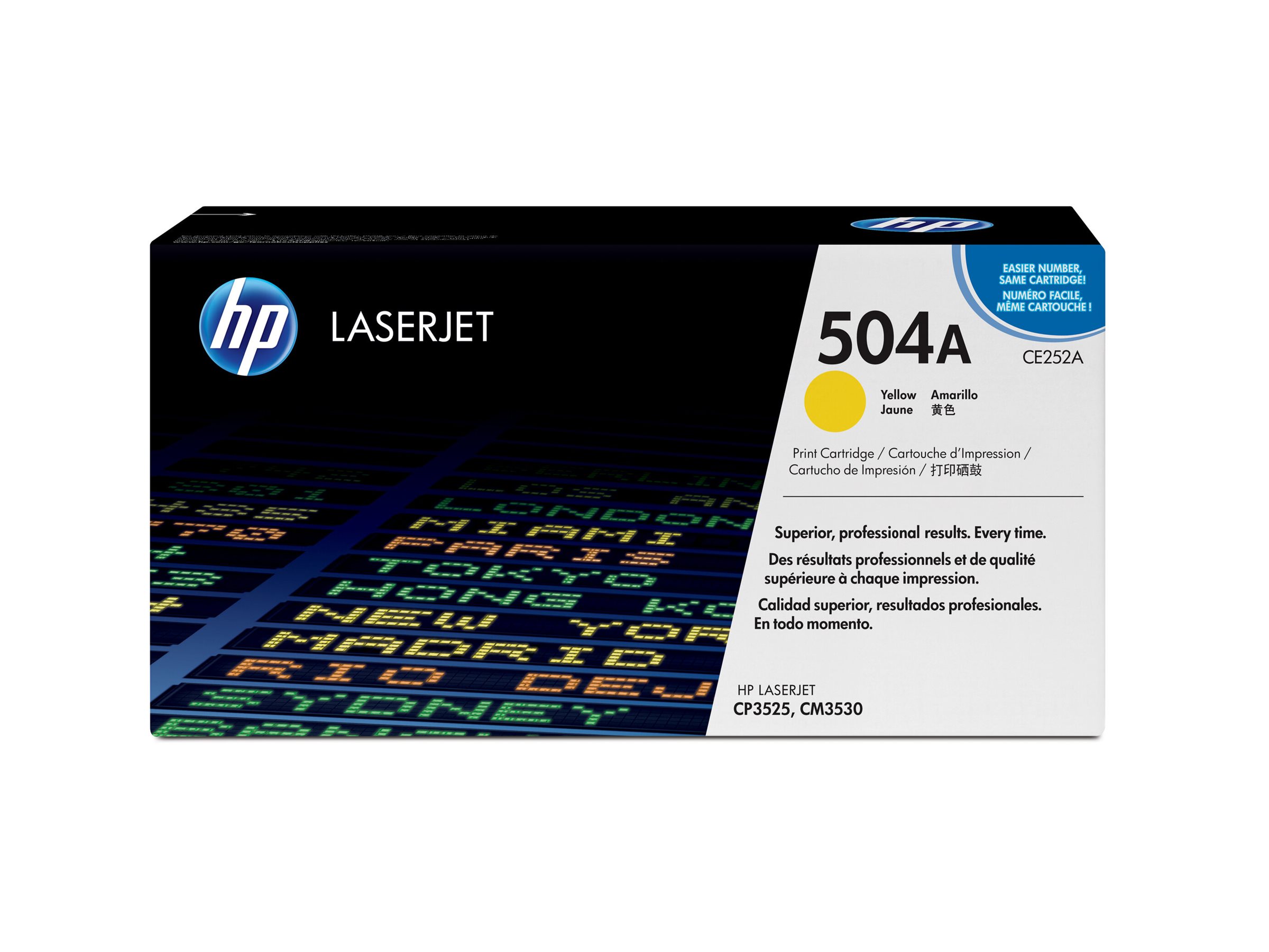 HP 504A - Gelb - original - LaserJet - Tonerpatrone (CE252A)