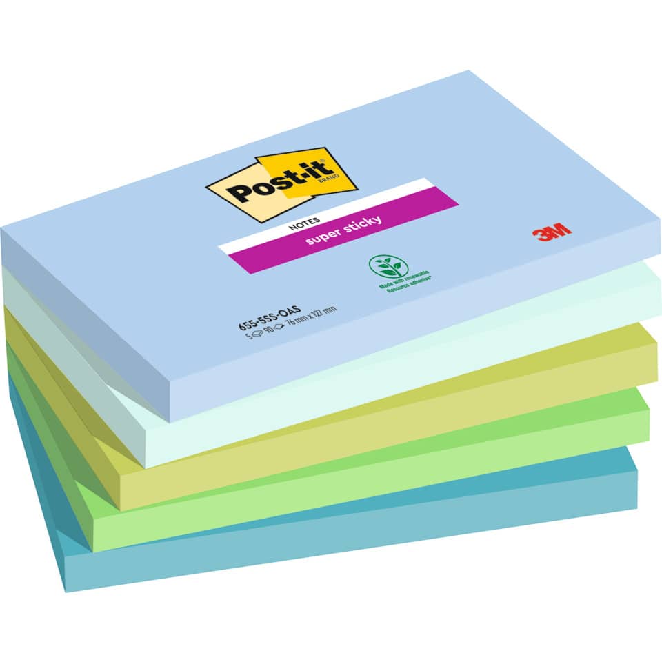 POST-IT 655-5SS-OAS 76x127 mm