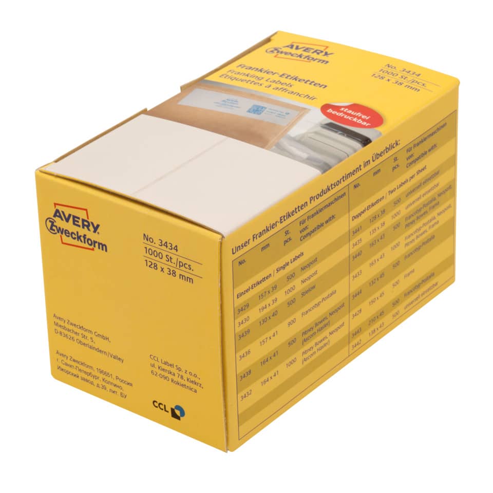 ZWECKFORM 3435 doppelt permanent