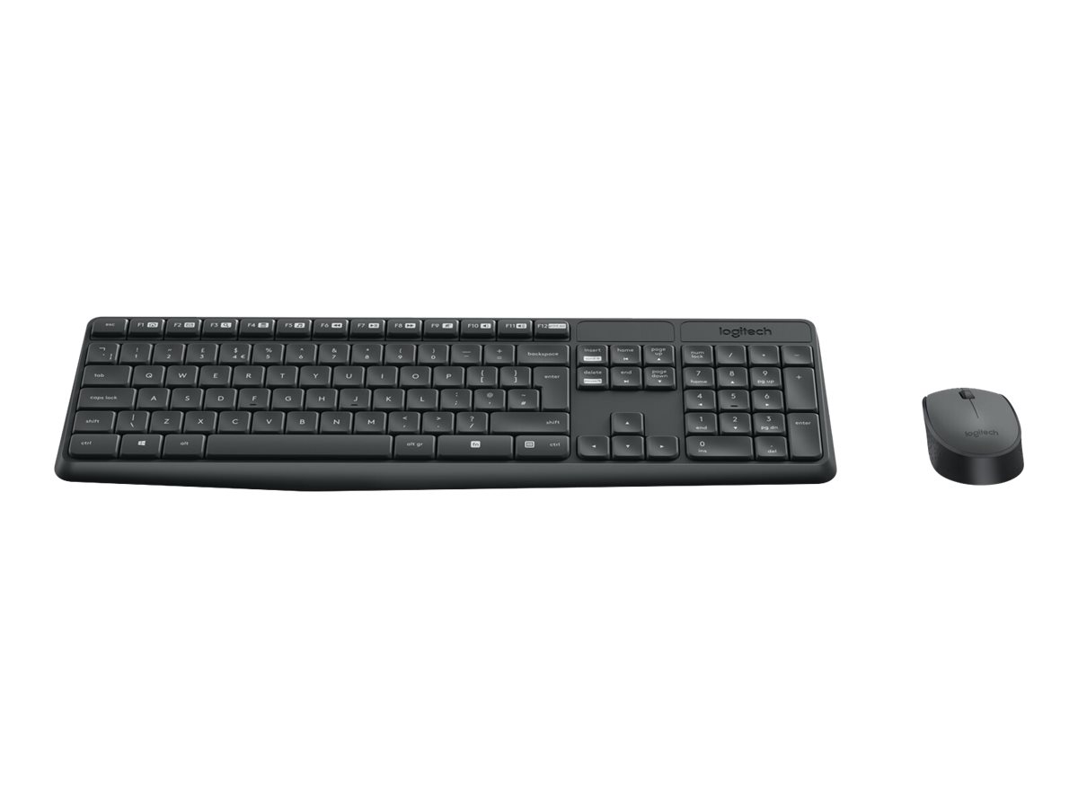 Logitech MK235 - Tastatur-und-Maus-Set - kabellos